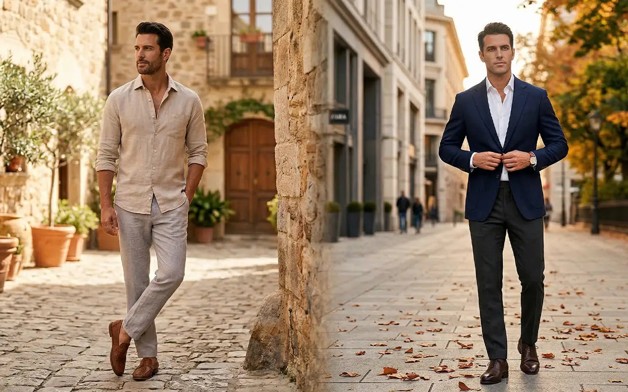 Back-to-Business Style After Summer: Professional Looks with Luigi Borrelli and Piquadro