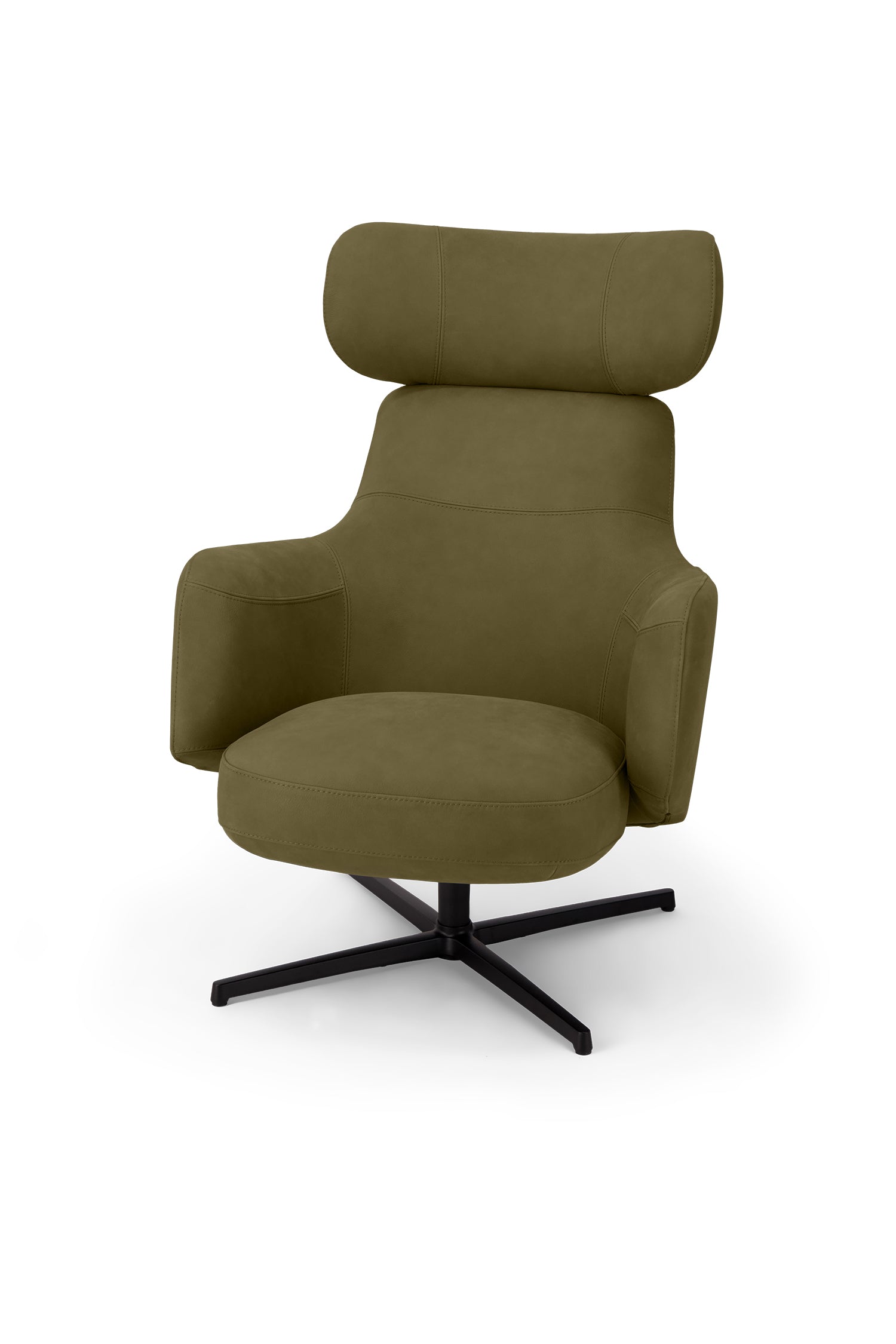 Ditre Cuper Swivel Armchair & Footstool