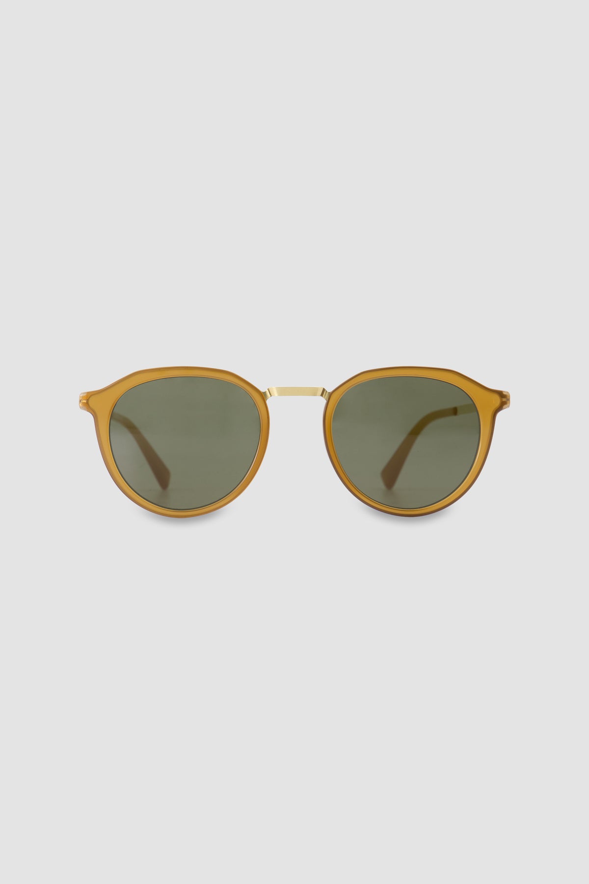 Mykita Brown Round-Frame Sunglasses