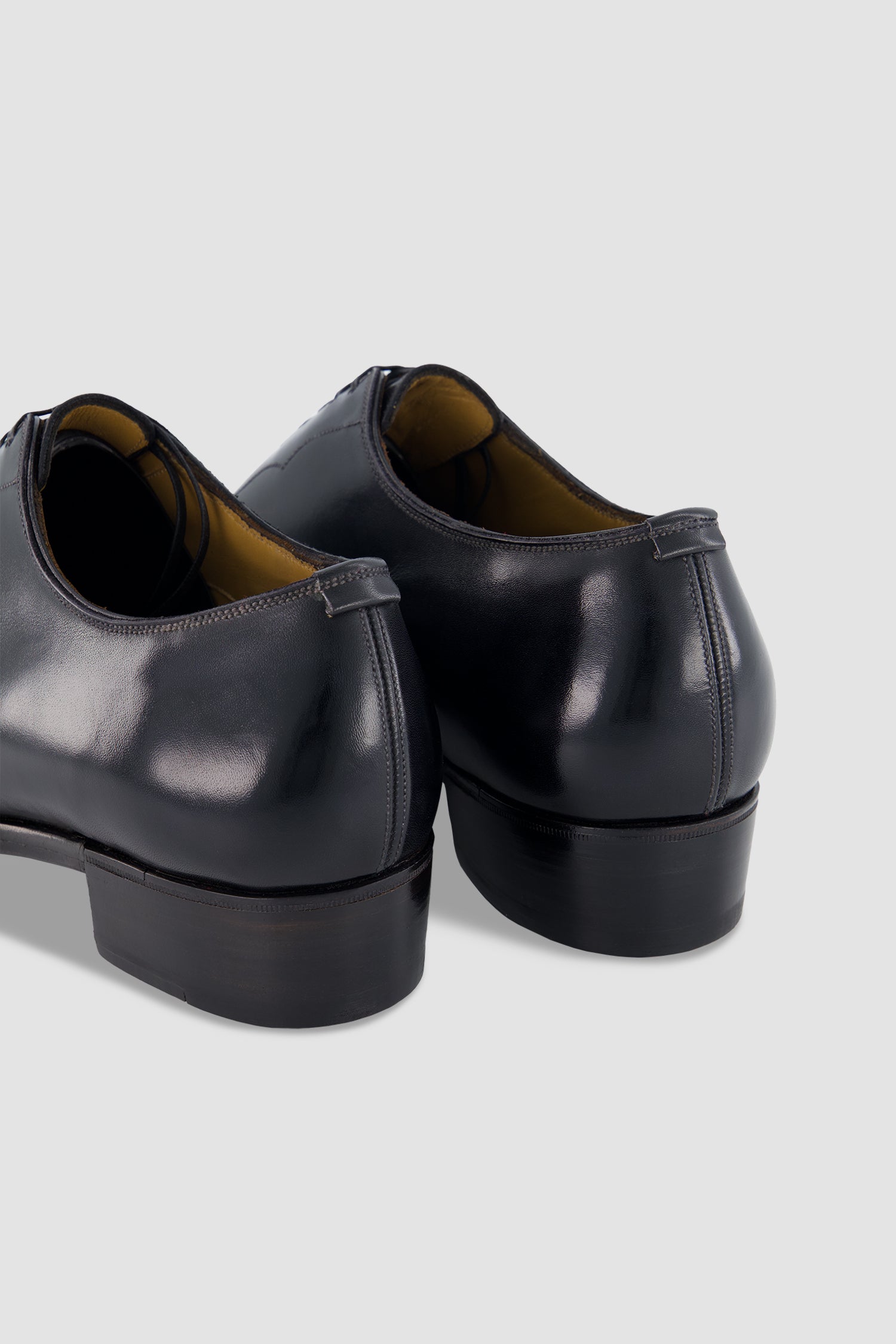 Antonio Meccariello Black Calf Leather Wholecut Oxford
