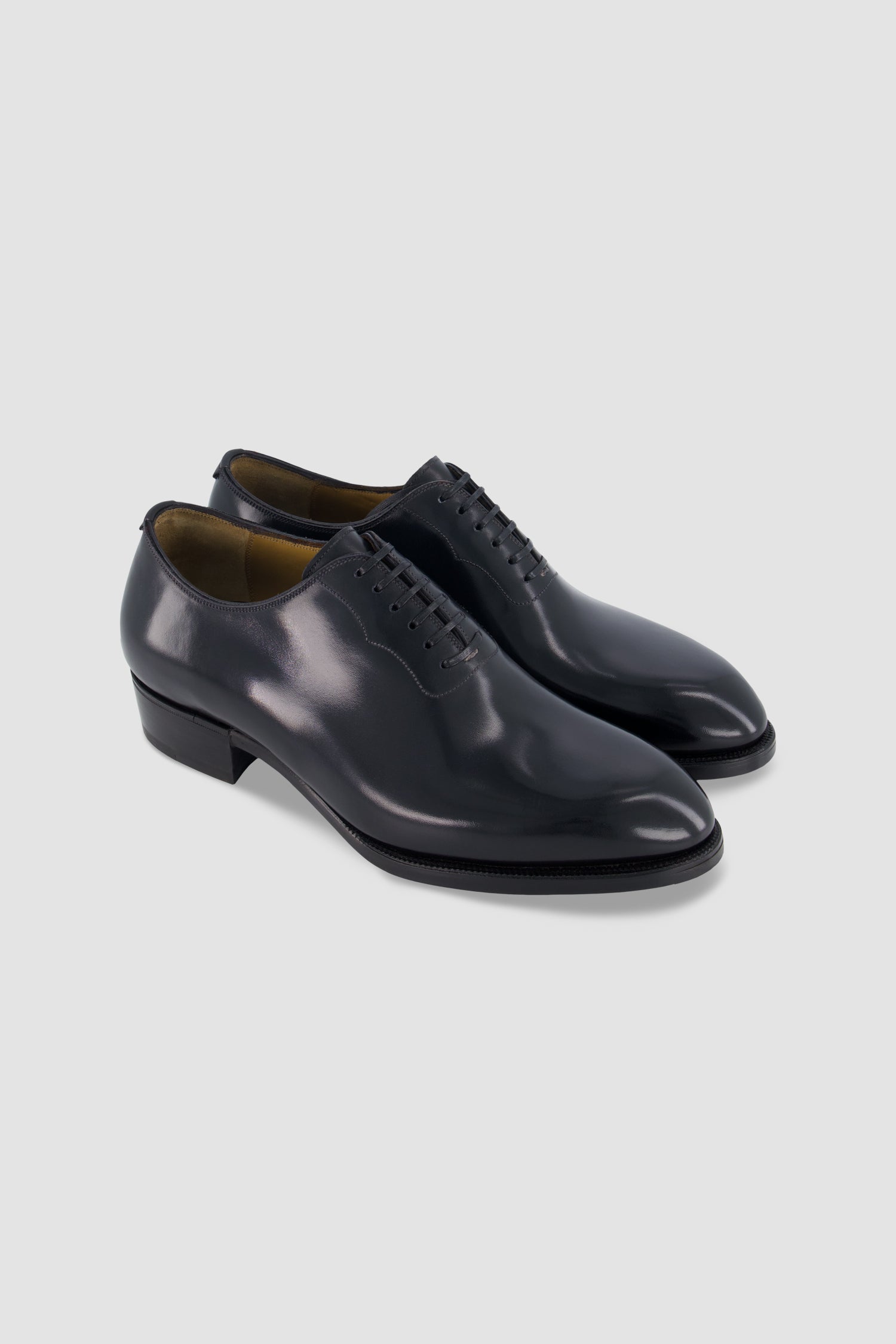 Antonio Meccariello Black Calf Leather Wholecut Oxford