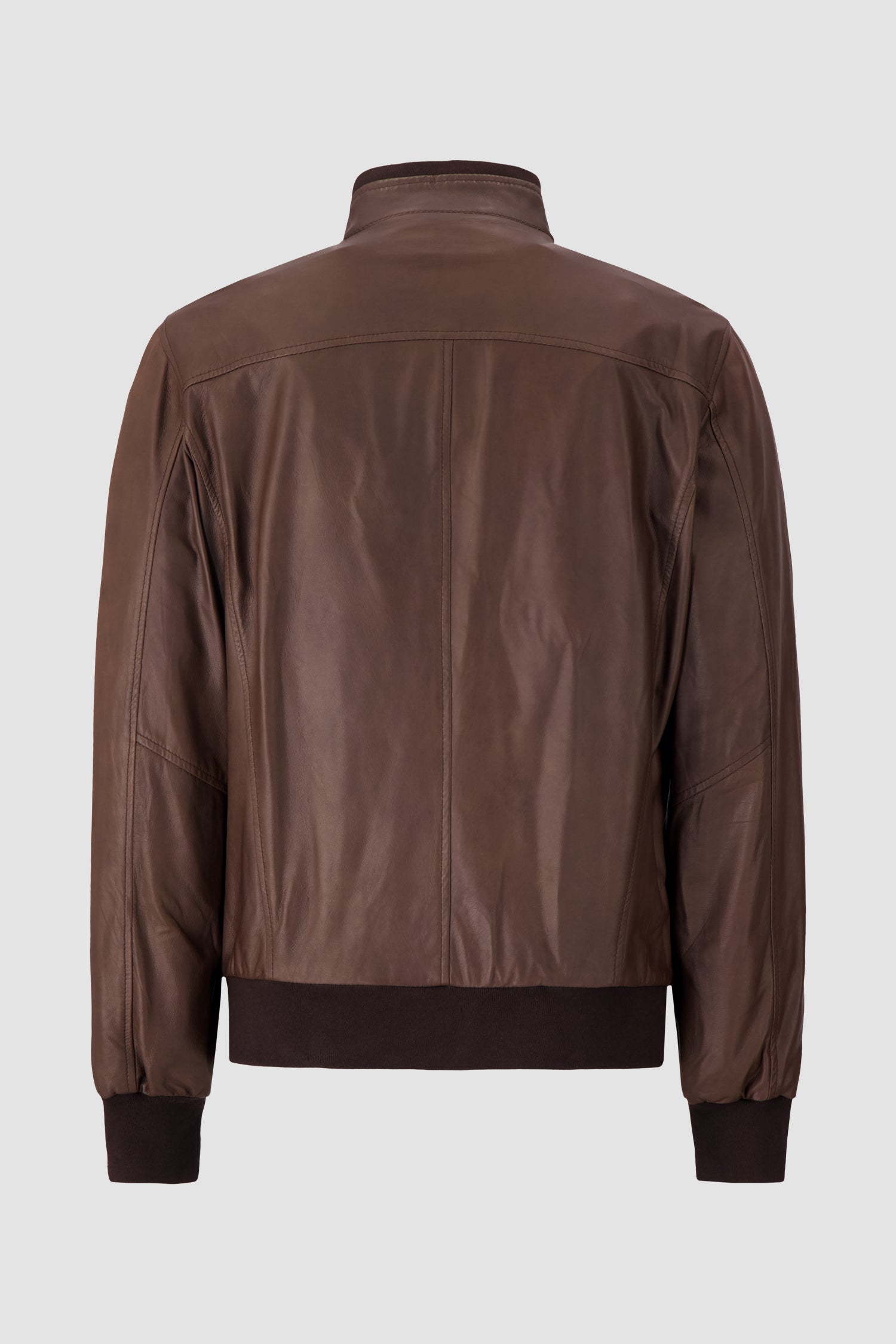 Barba Napoli Brown Leather Jacket