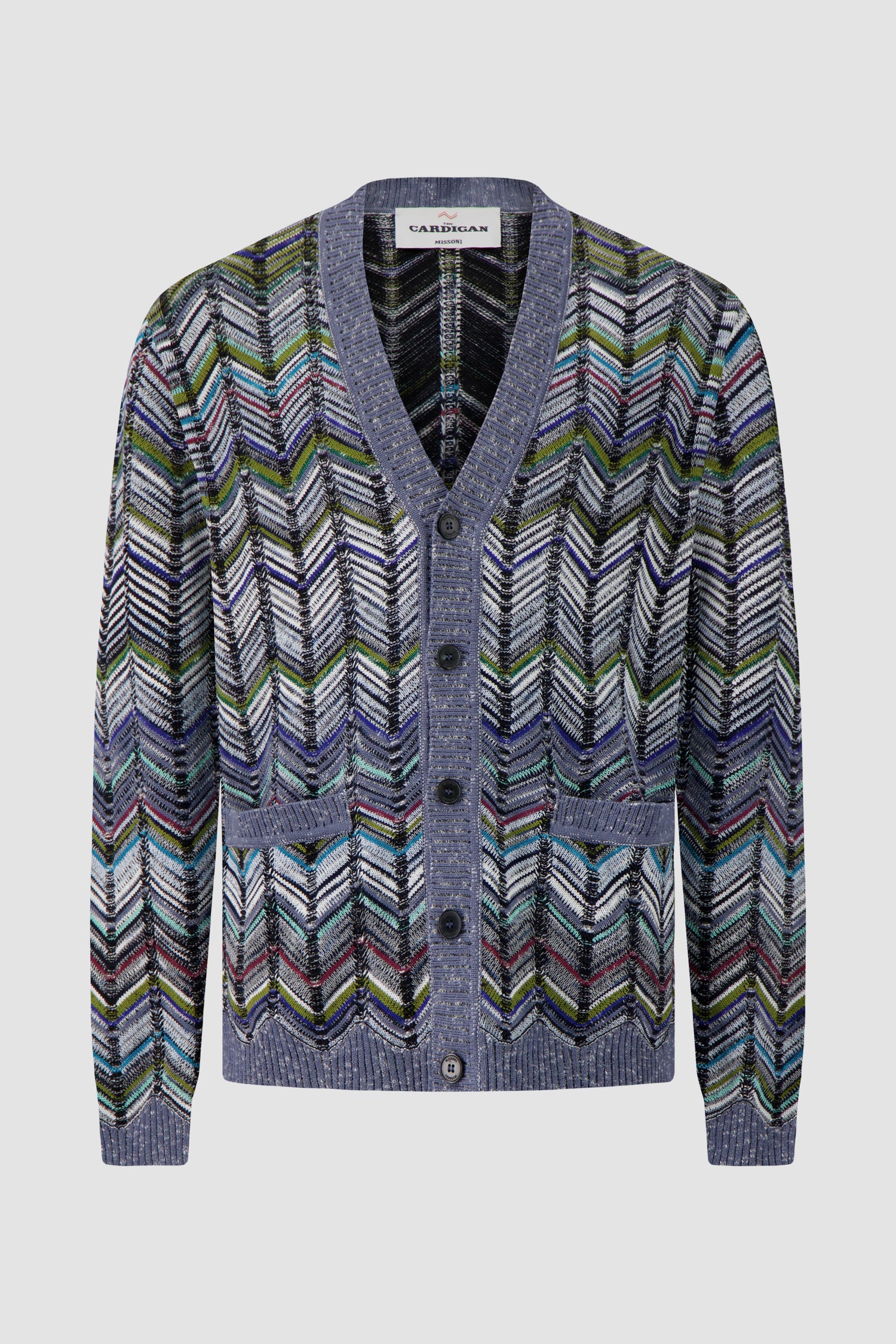 Missoni Cotton chevron cardigan with pockets