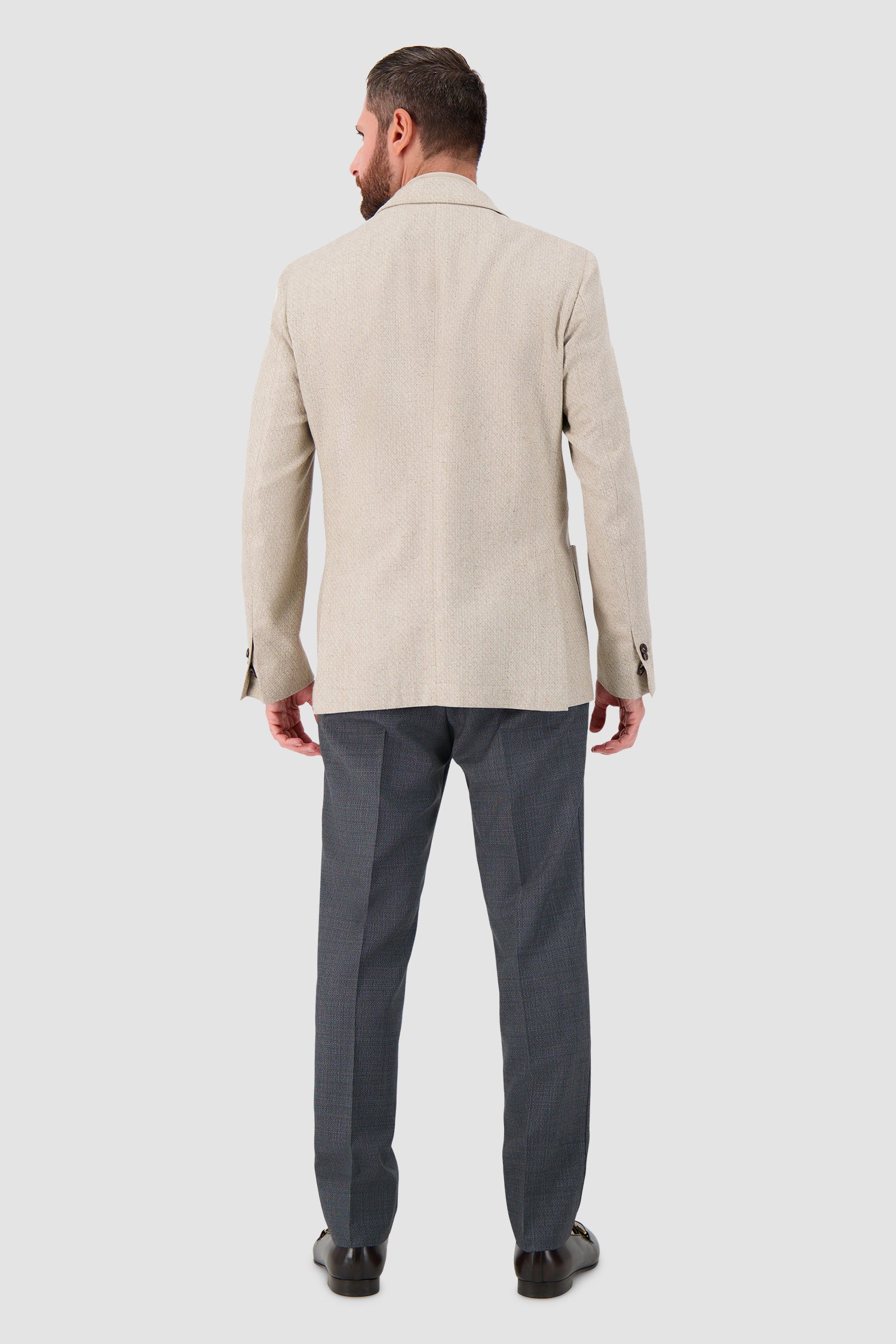 Blazer en laine Corneliani avec empiècement