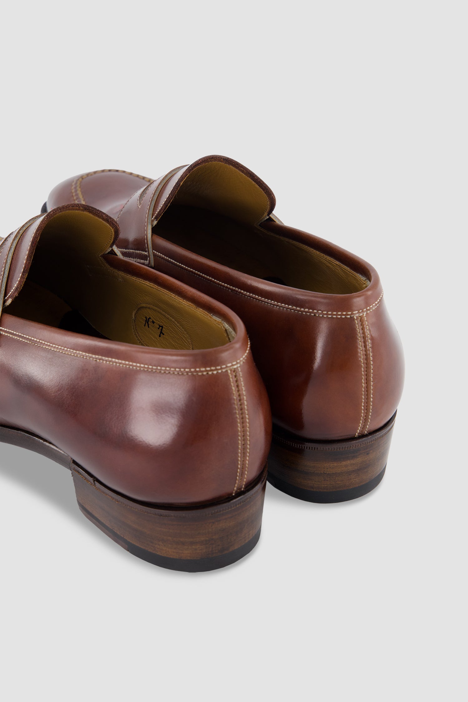 Antonio Meccariello Brown Calf Leather Penny Loafer