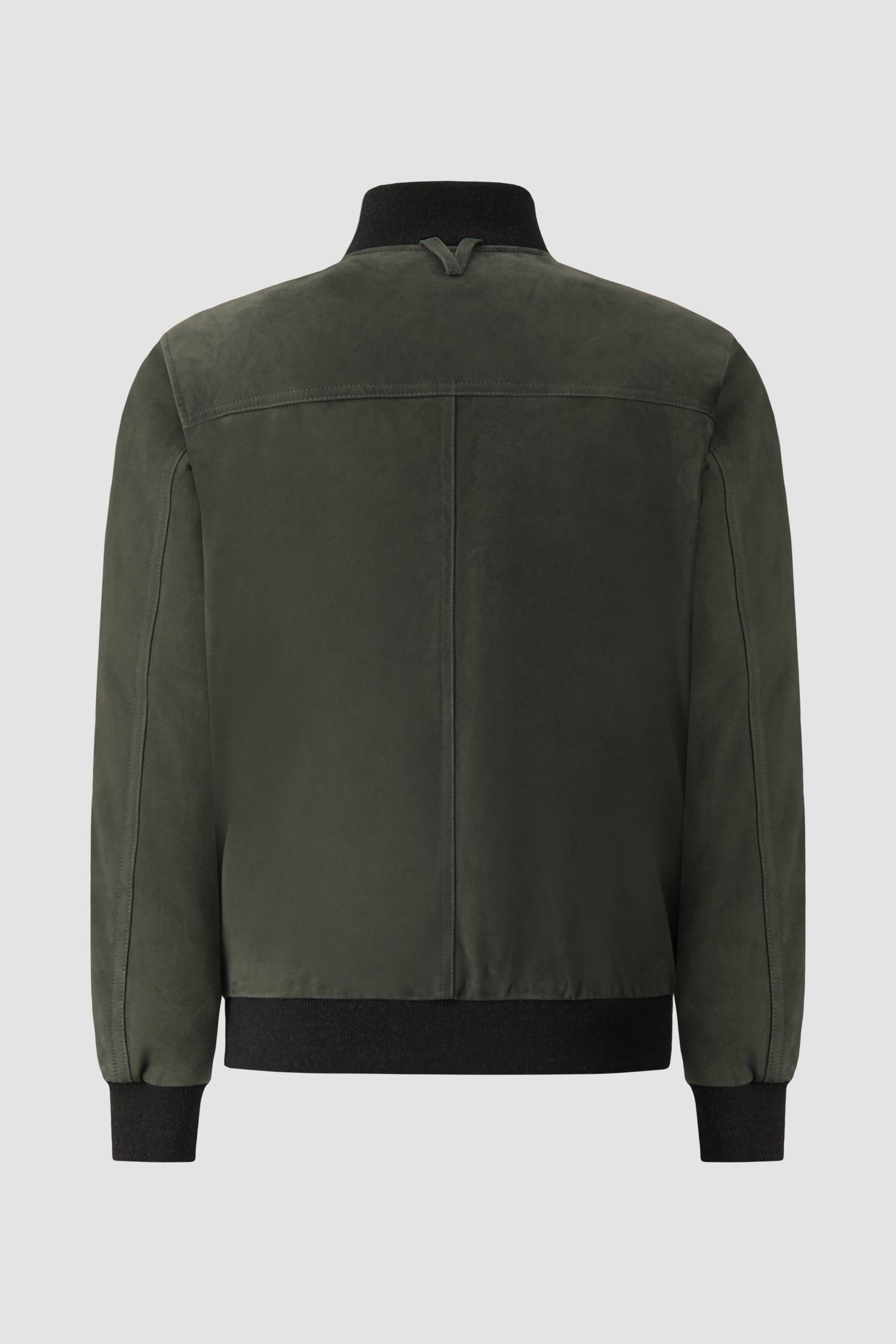 Valstar Grey Suede Padded Utility Bomber Jacket
