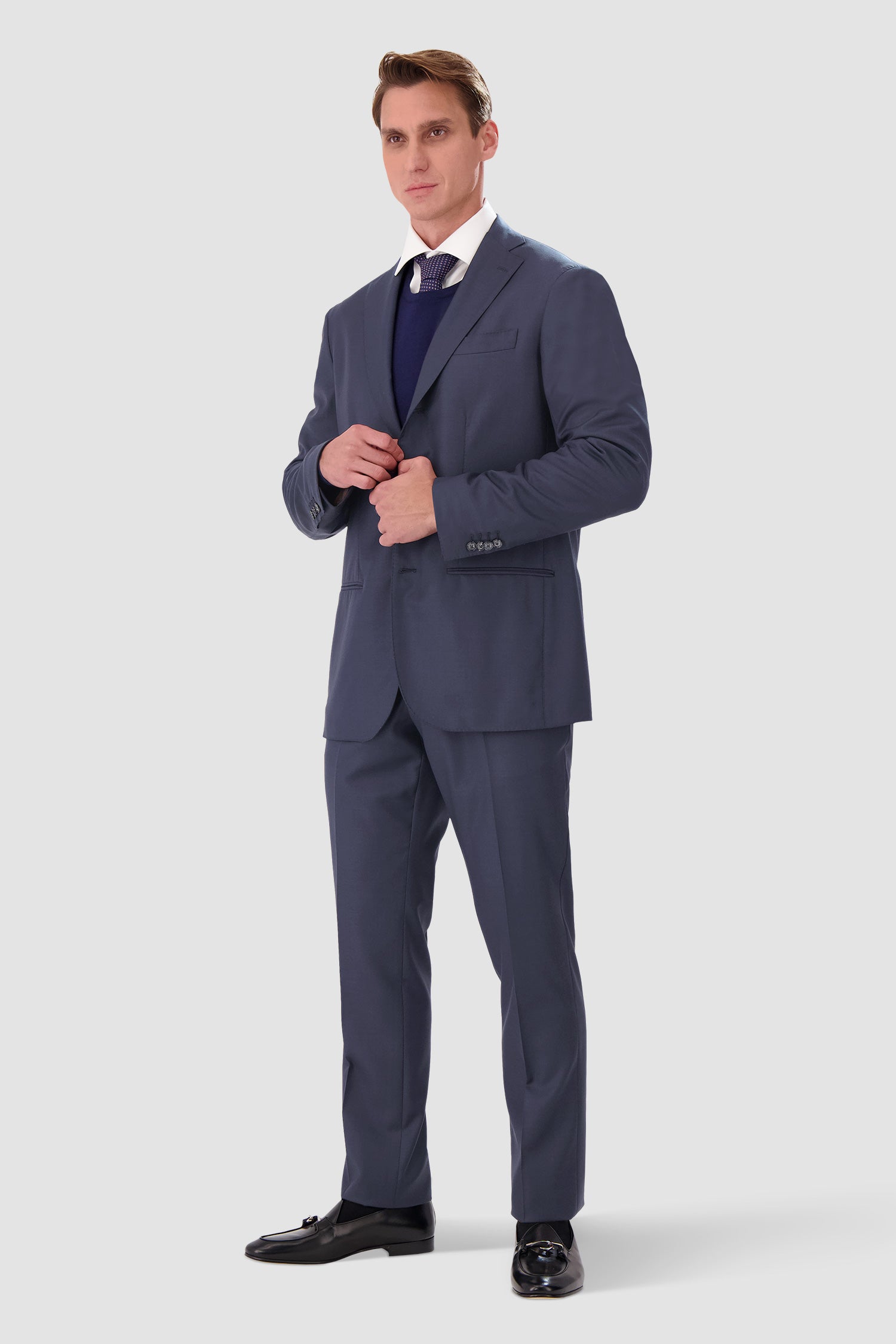 Barba Napoli Navy Long NP Suit