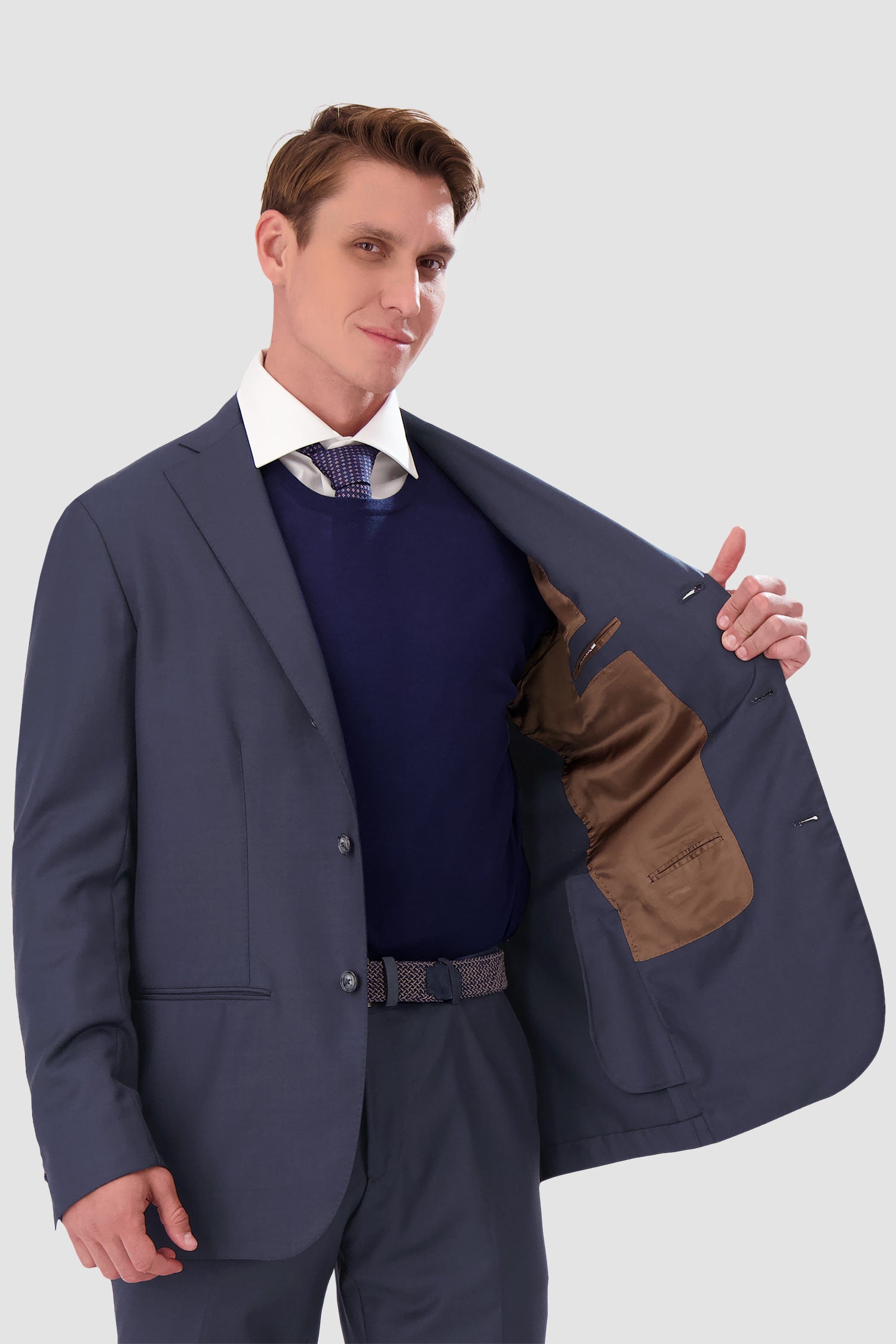 Barba Napoli Navy Long NP Suit