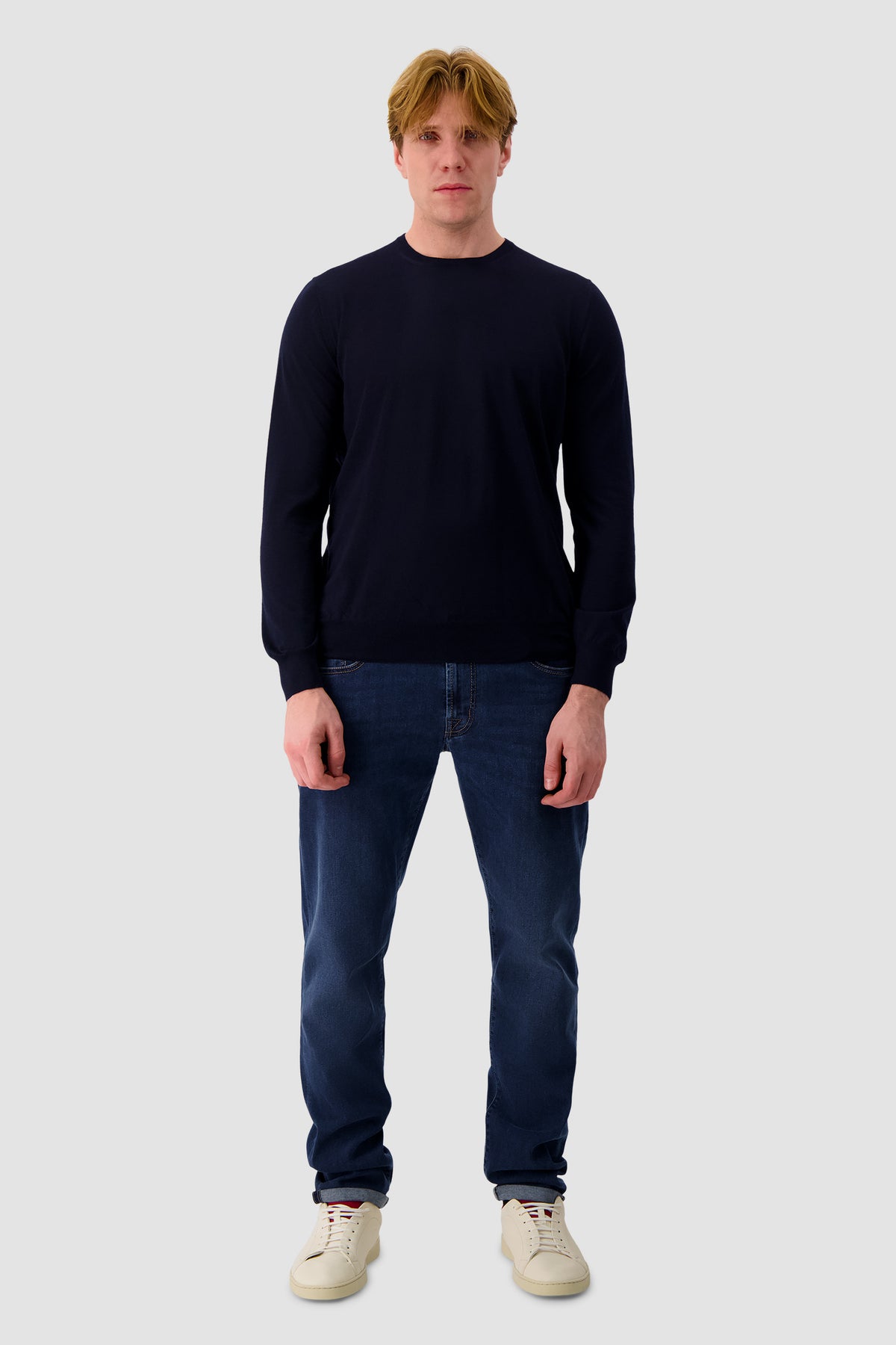 Barba Napoli Navy Cashmere Sweater