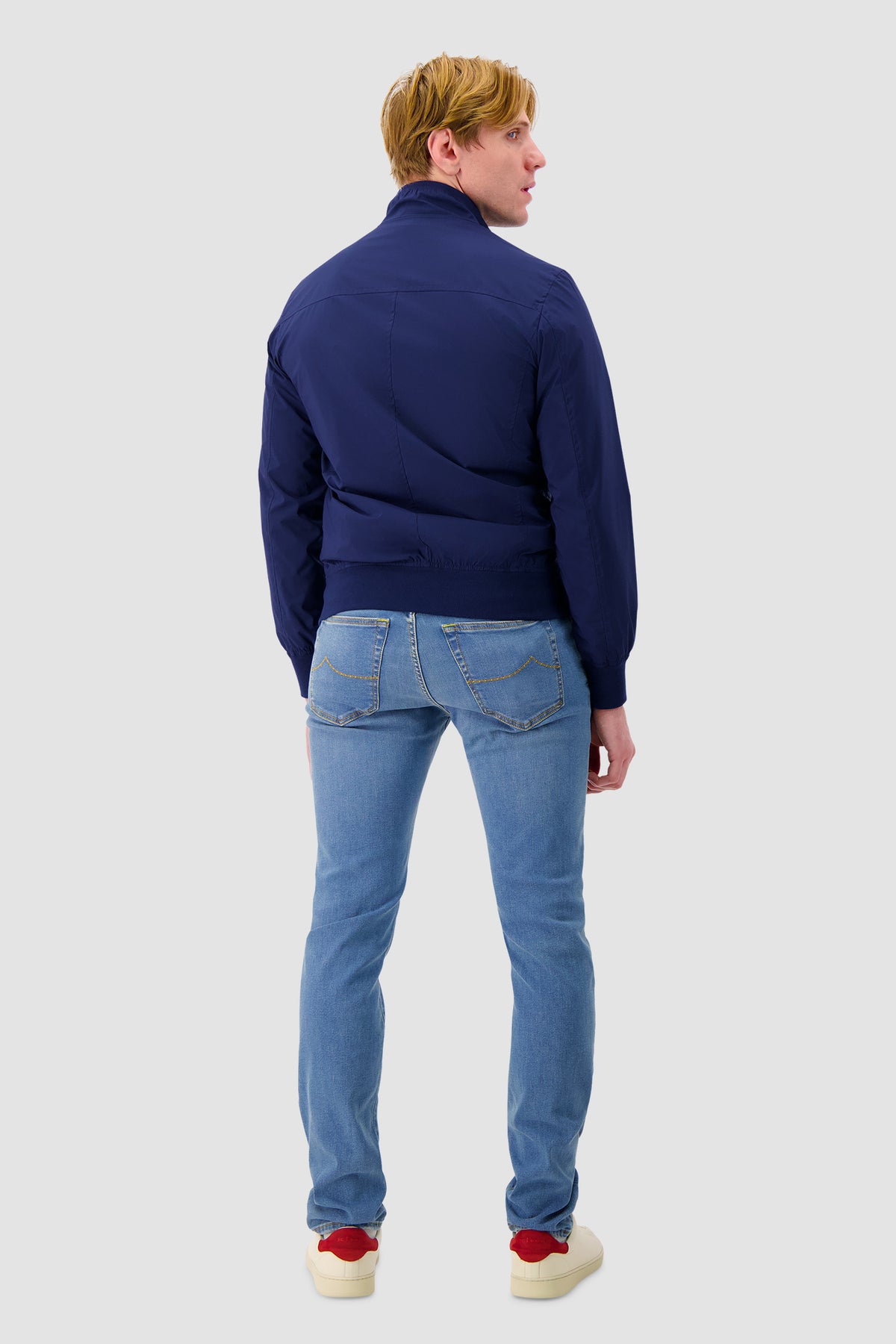 Barba Napoli Blue Bomber Jacket