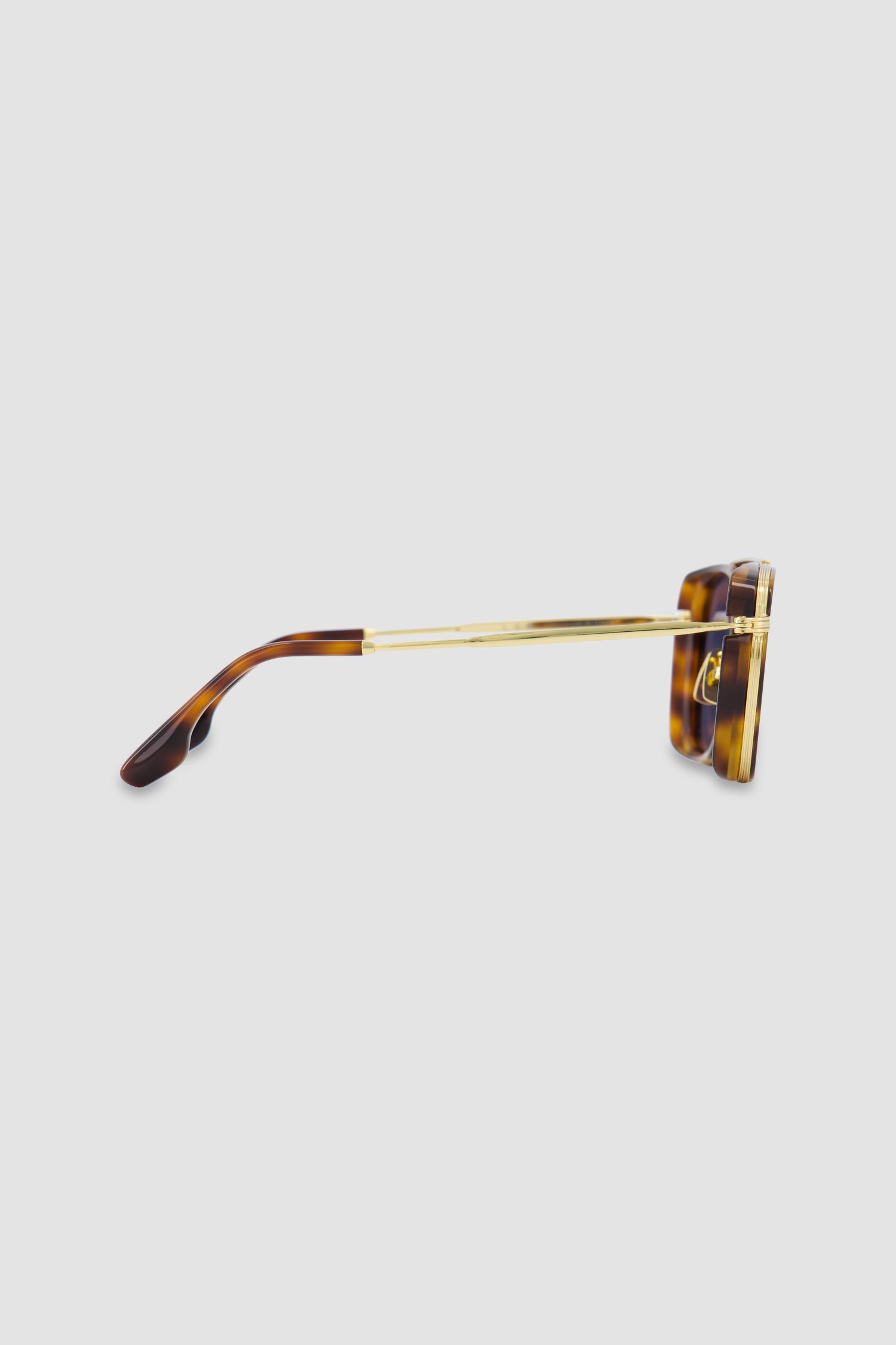 L.G.R Metal Explorer Gold/Havana Maculato/Blue 58' Askari Sunglasses