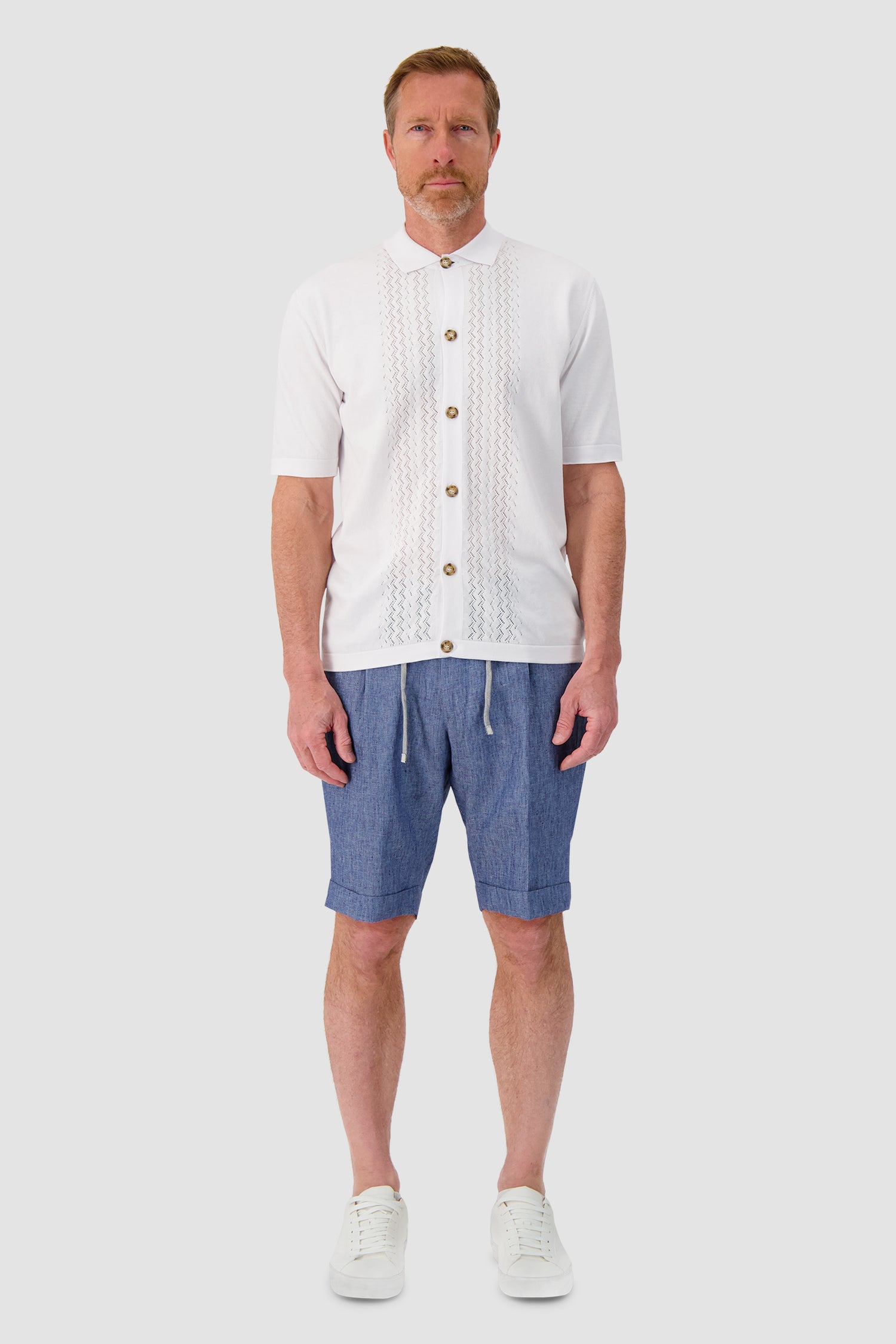 Barba Napoli Blue Bermuda Short