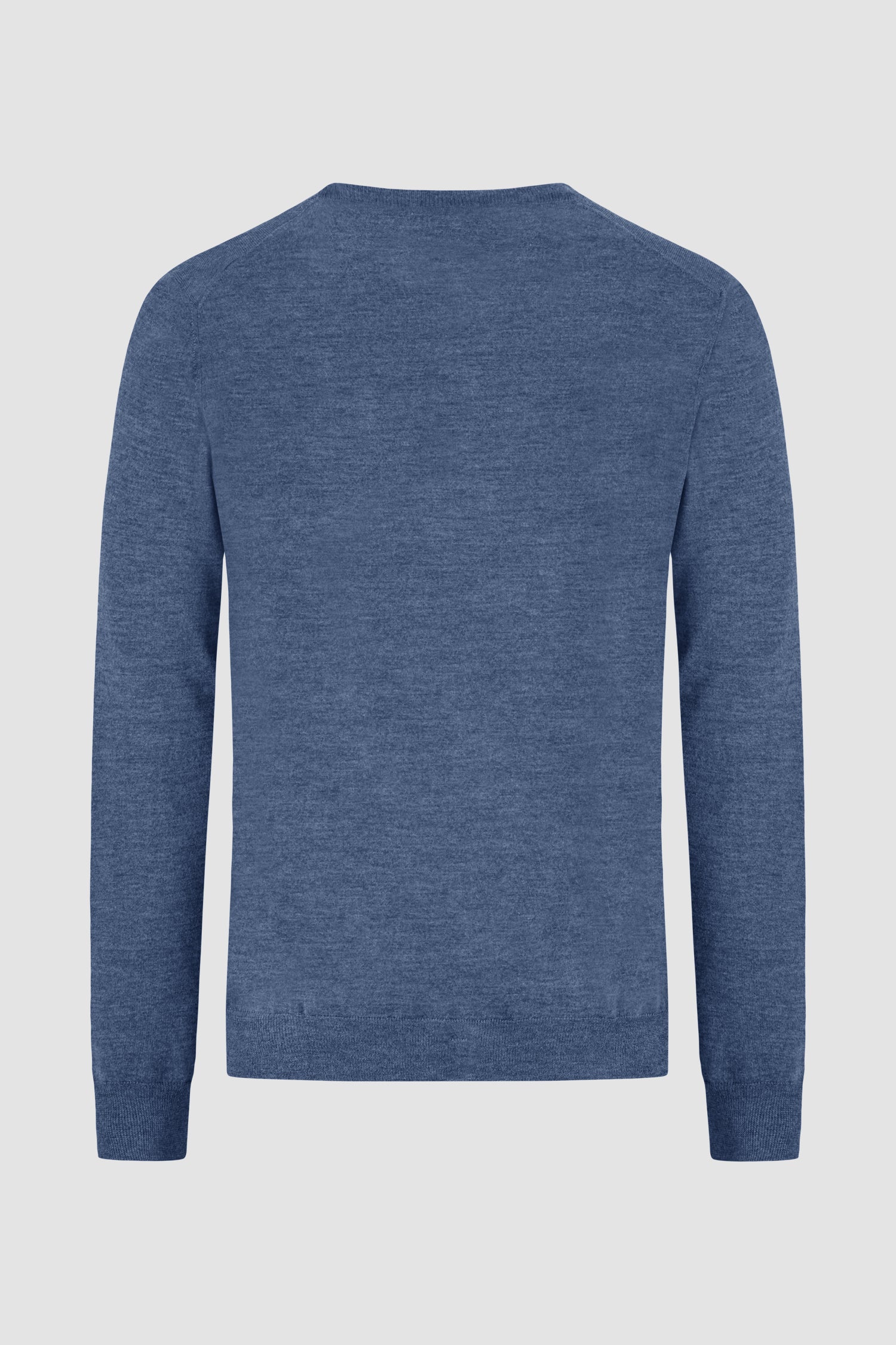 Barba Napoli Blue Round Neck Paricollo Sweater