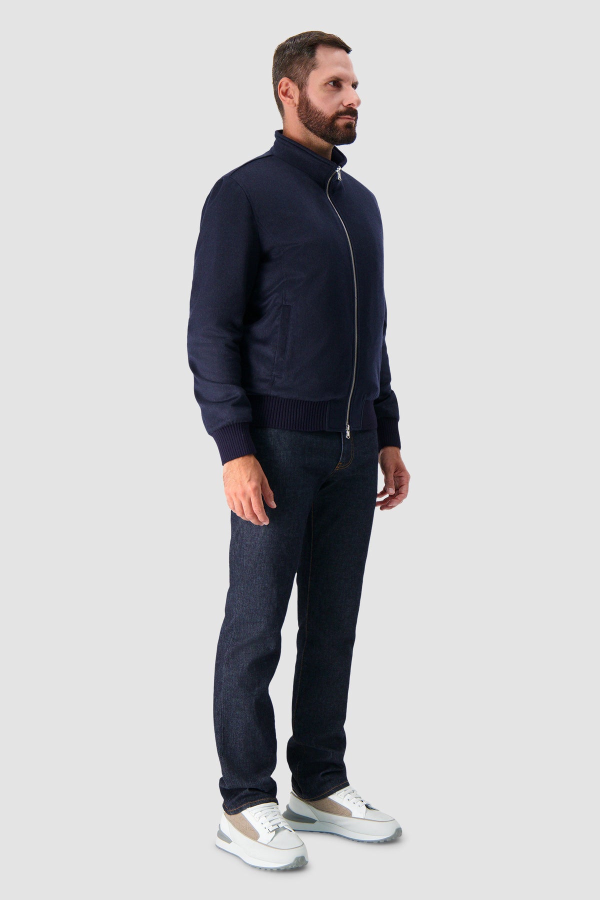 Barba Napoli Navy Cashmere Sport Jacket