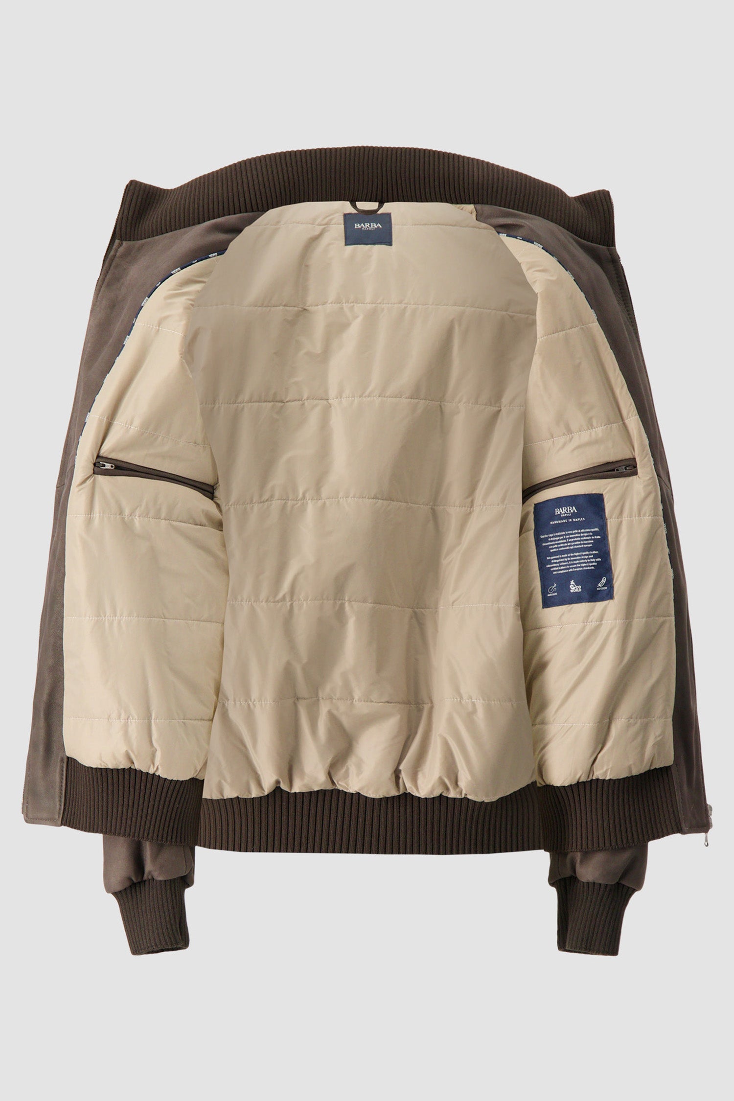 Barba Napoli Brown Suede Ranger Sport Jacket