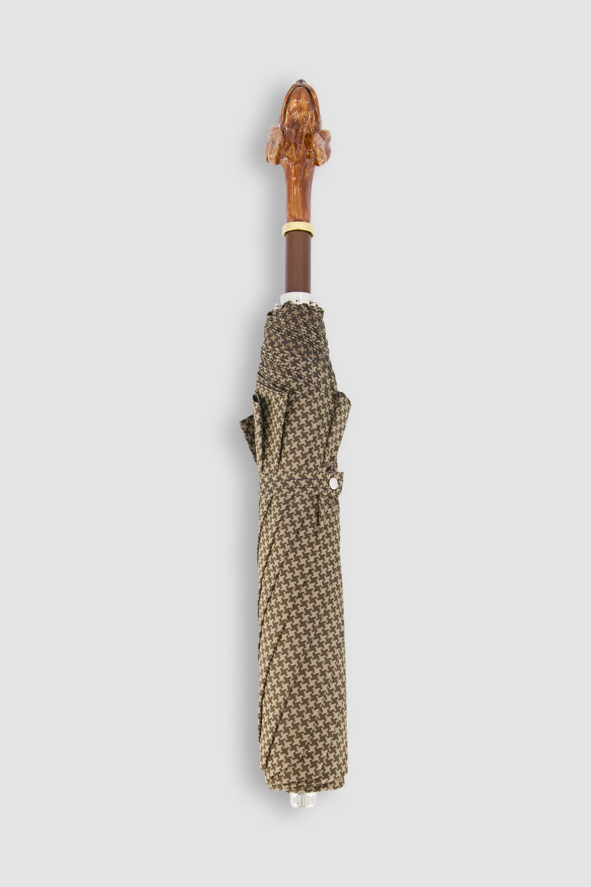 Pasotti Brown Dog Umbrella Compact