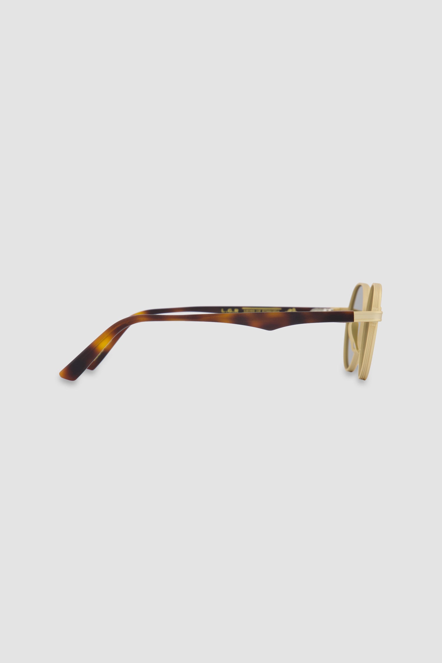 L.G.R Gold Matt/Havana Maculato/Flat Green 51' Meknes Sunglasses