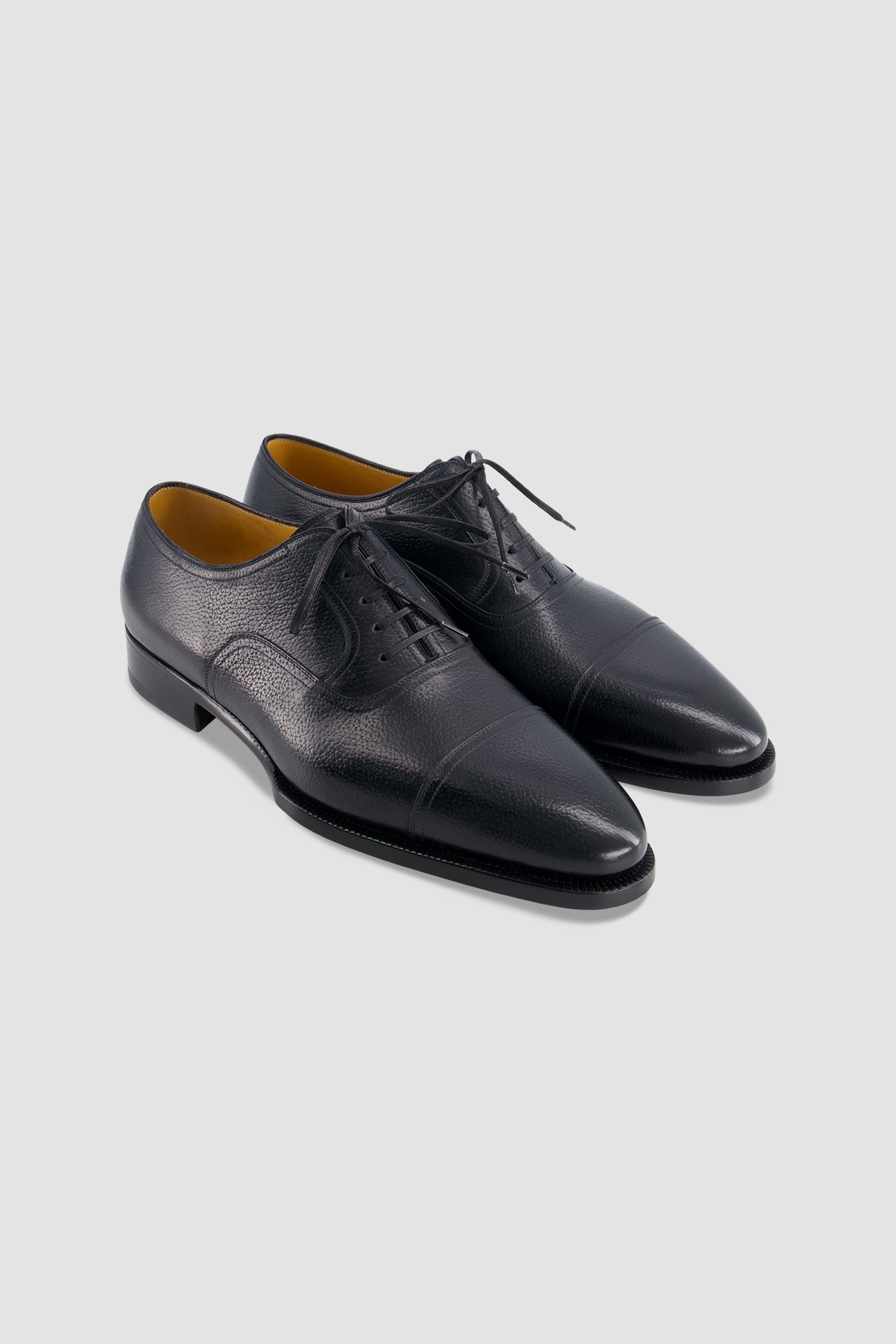 Stefano Bemer Black Loafers