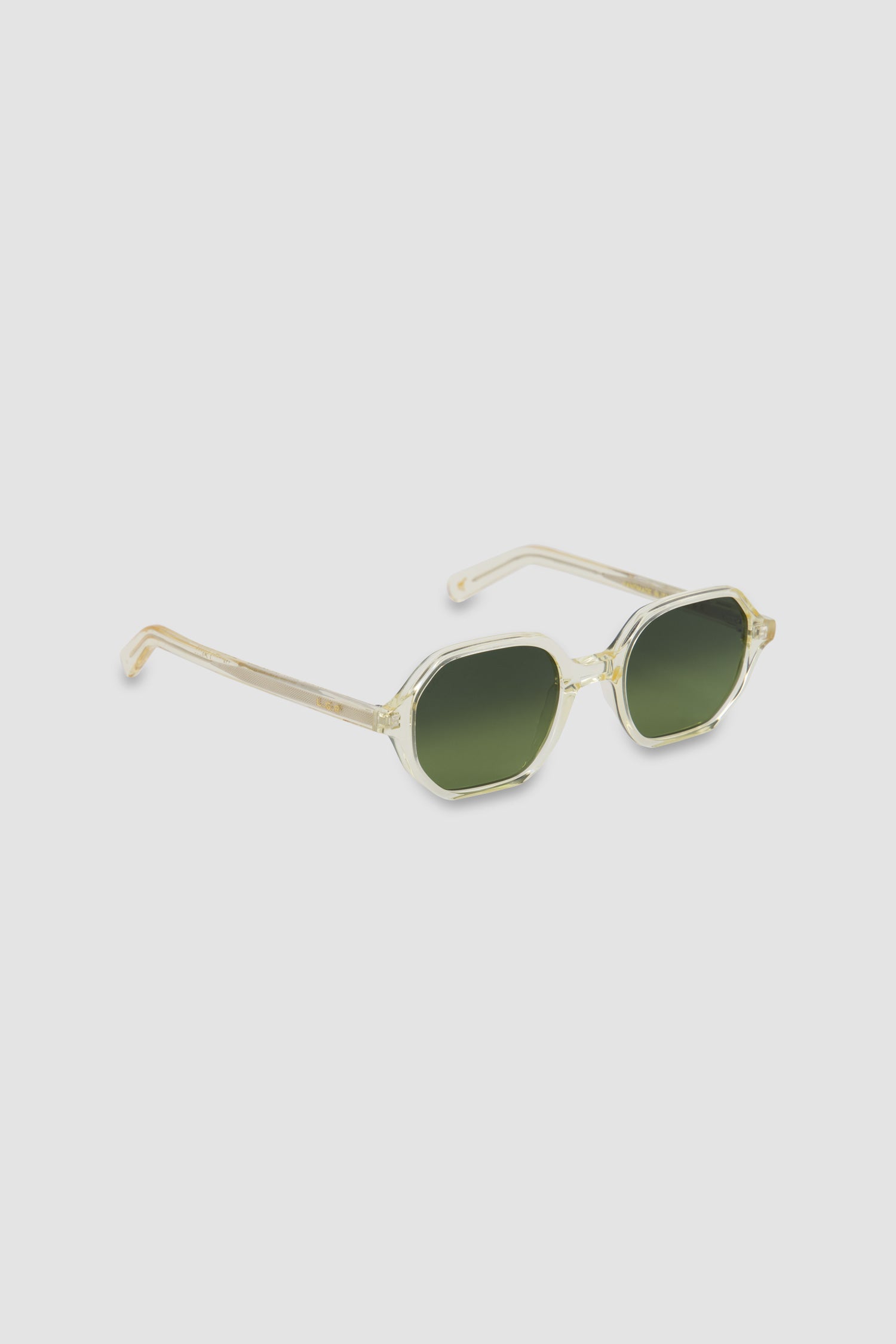 L.G.R Champagne/Green Gradient50' Zanzibar Sunglasses