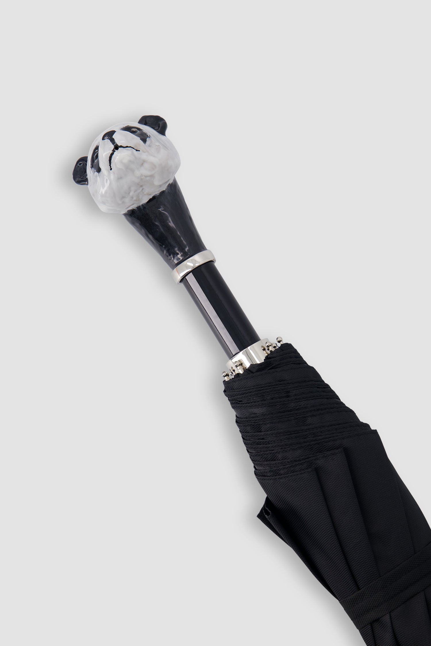 Pasotti Black Panda Umbrella Compact