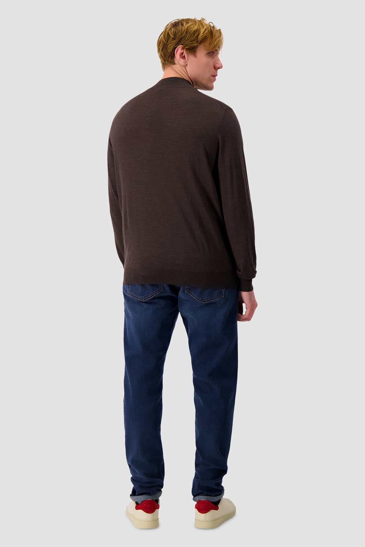 Barba Napoli Brown Knit Sweater