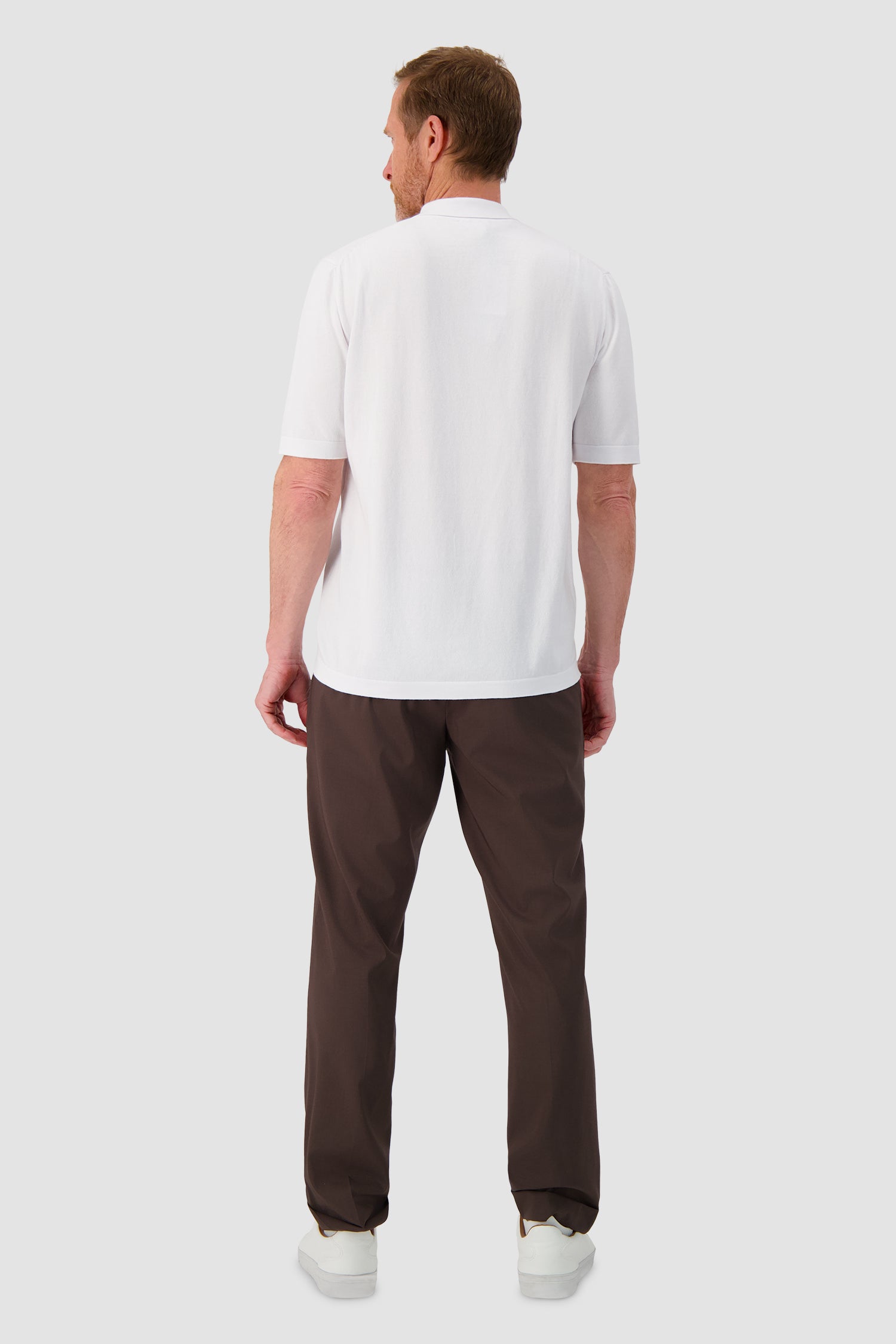 Pantalon marron Barba Napoli