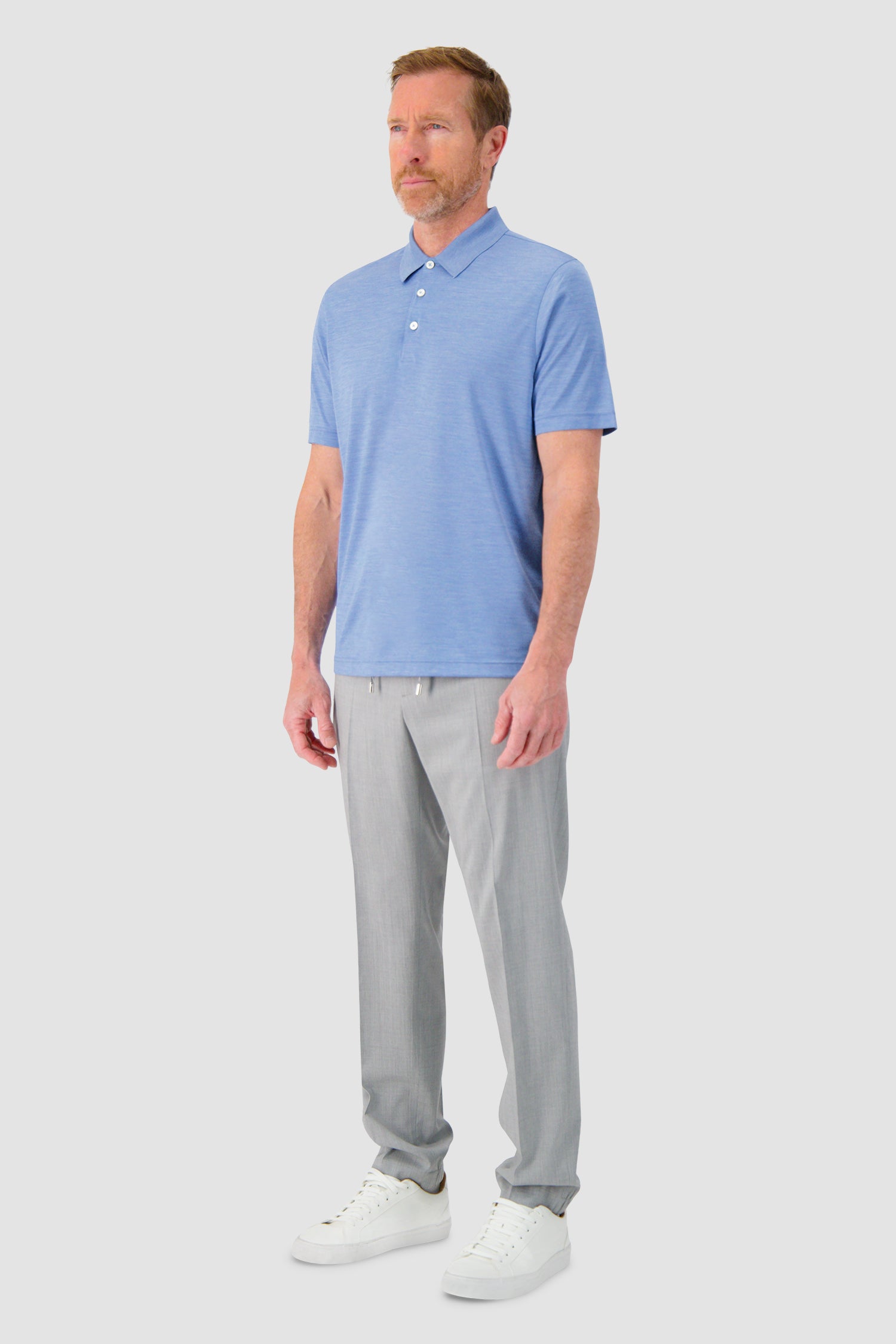 Barba Napoli Tennis Blue Polo
