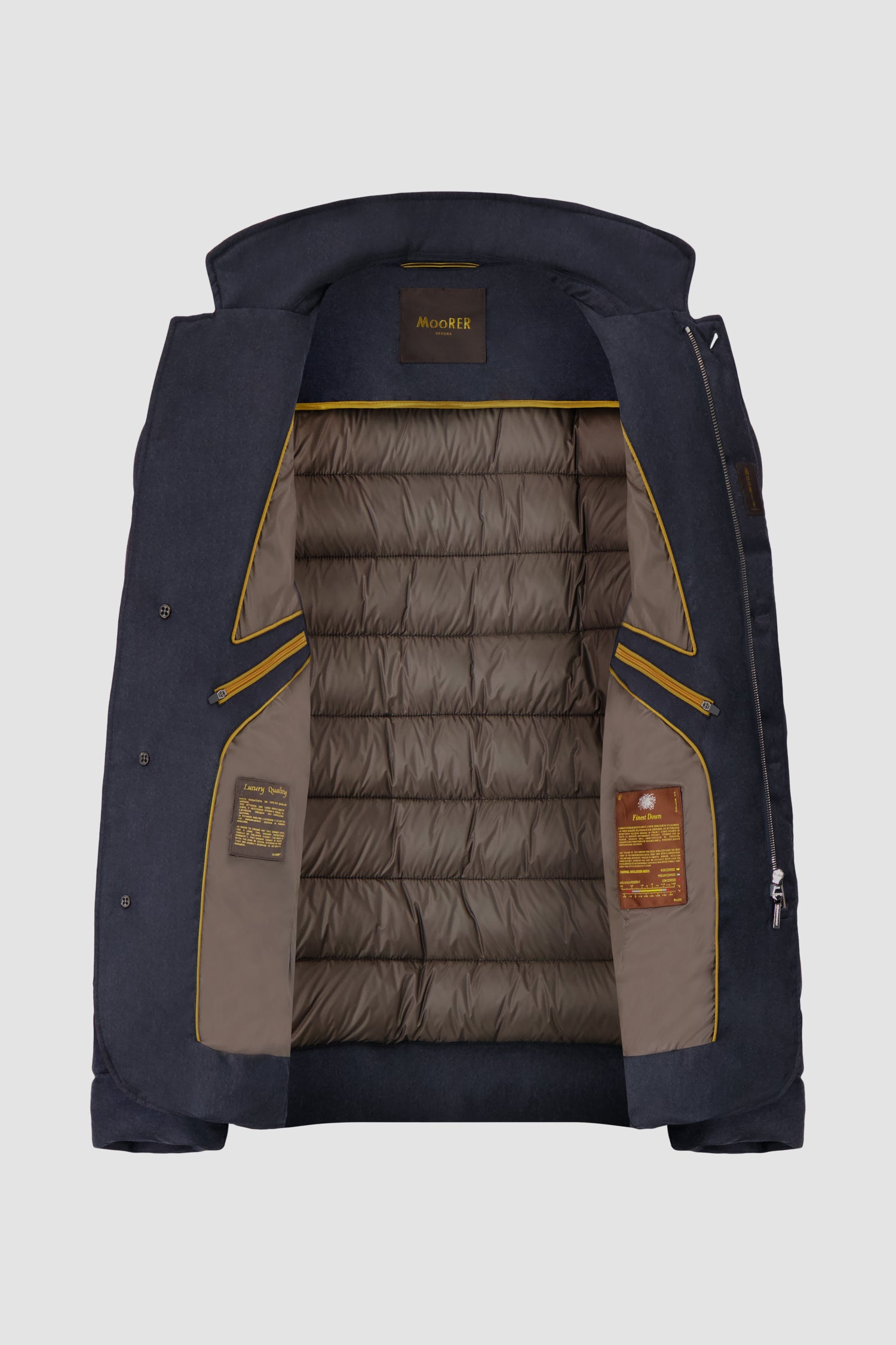 Moorer Blue Grey ZAYN-L Jacket