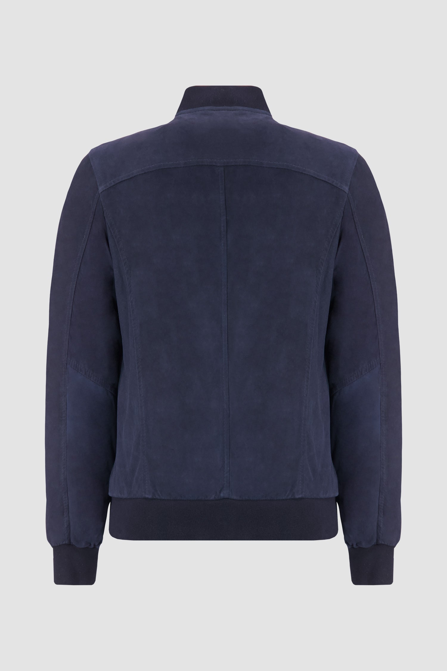 Barba Napoli Navy Leather Jacket
