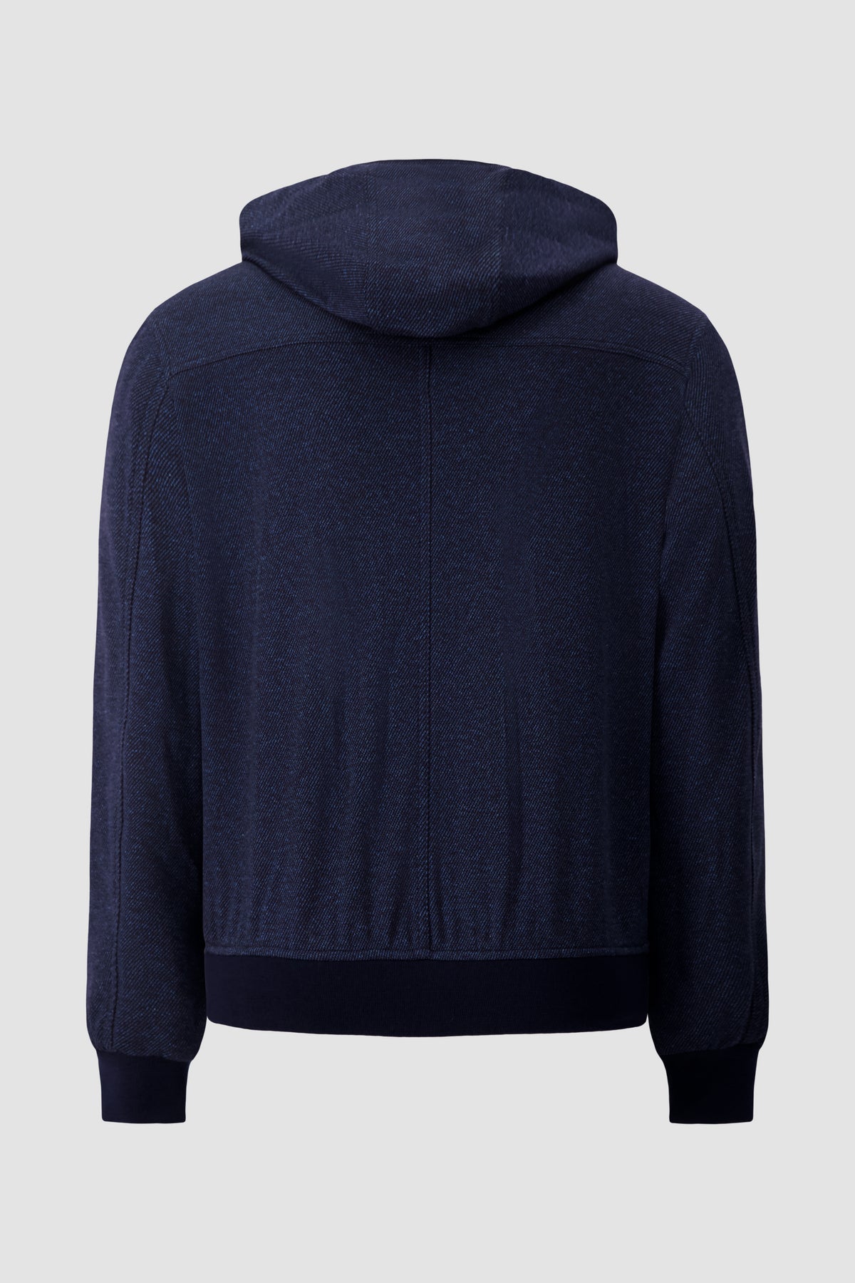 Mandelli Navy Virgin Wool Bomber