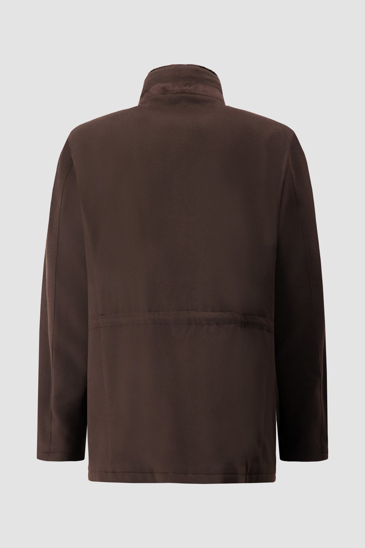 Mandelli Brown Cashmere Utility Jacket