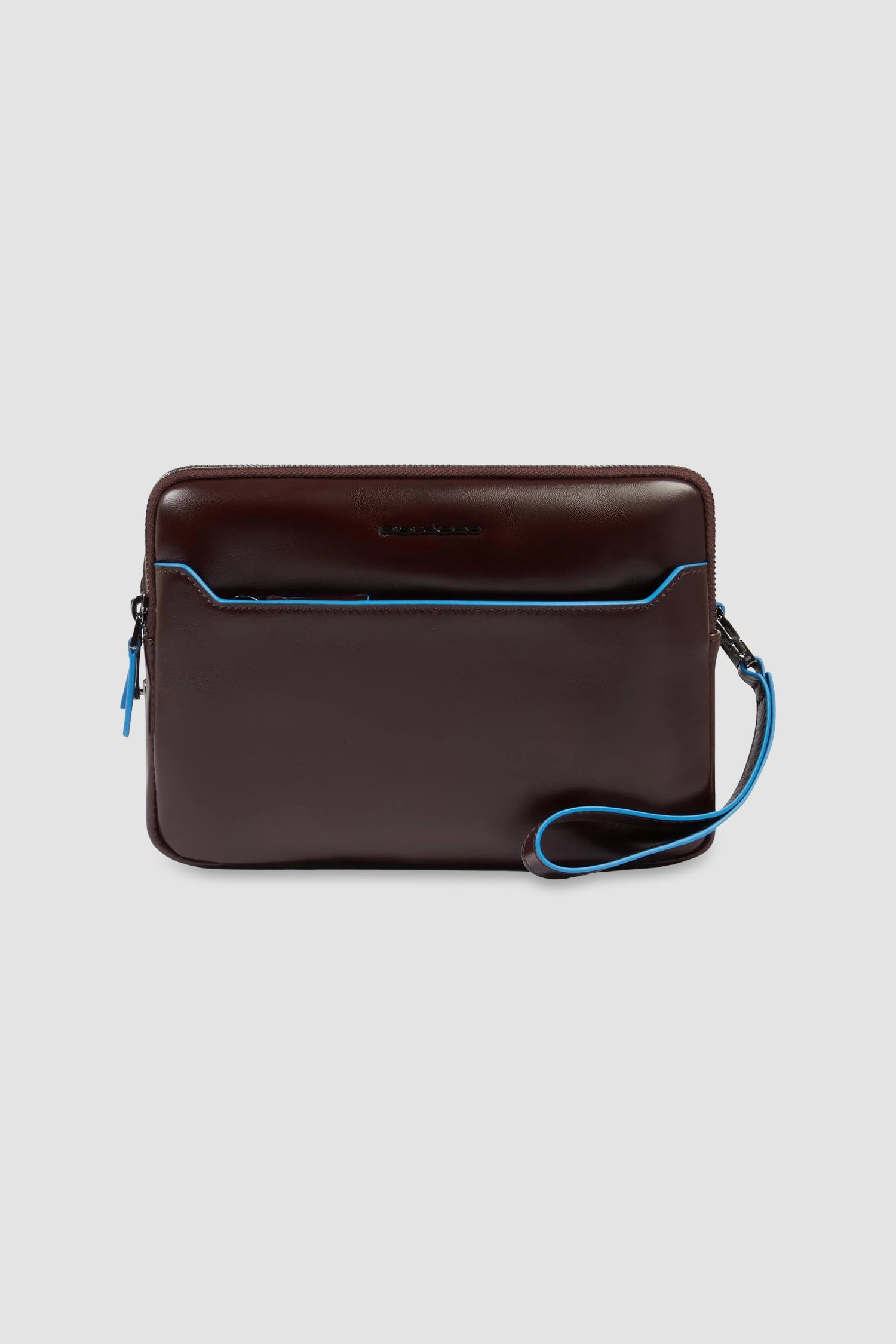 Piquadro Black Fingerprint Security Lock Clutch