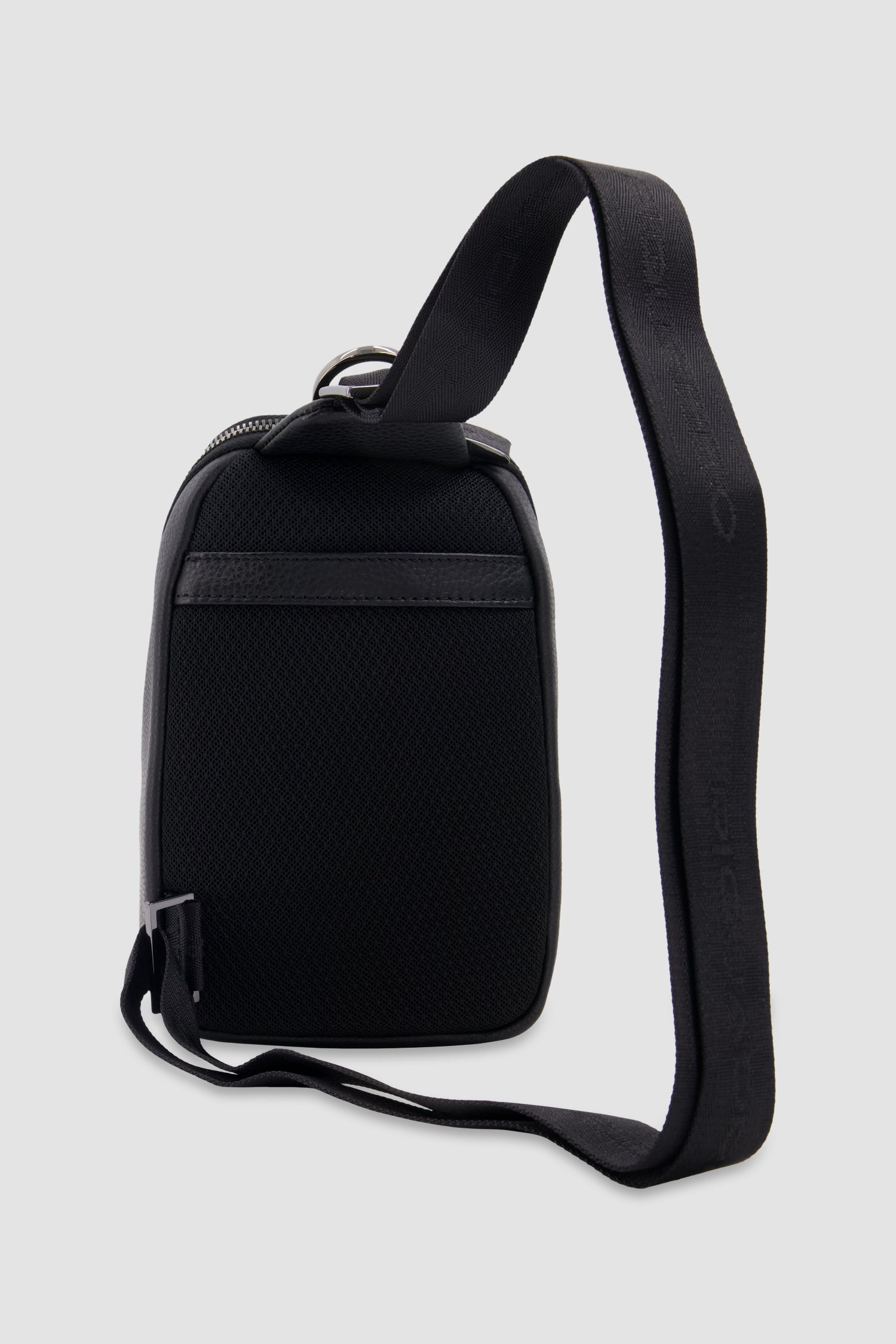 Piquadro Black Crossbody iPhone Bag