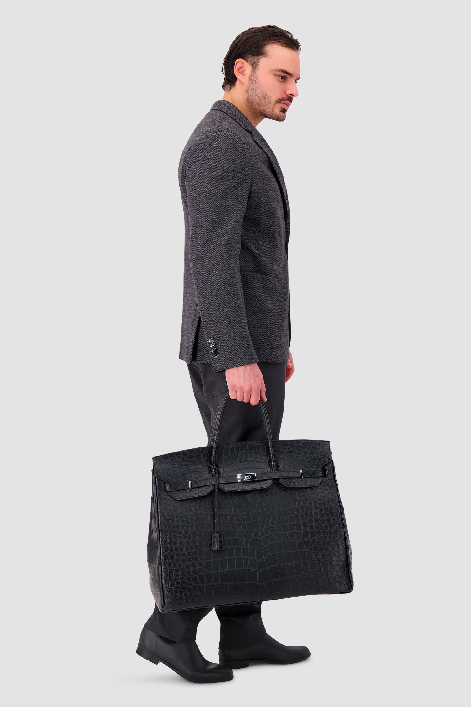 Hettabretz Porosus Travel Bag - Black