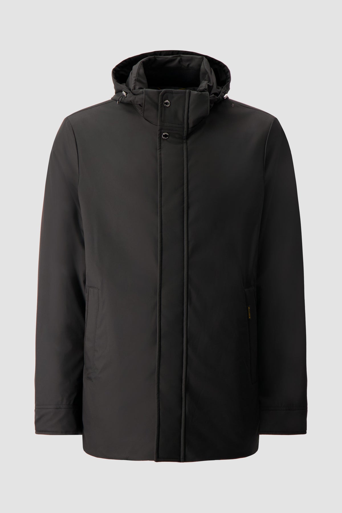 Moorer Black Petrini Hooded Jacket
