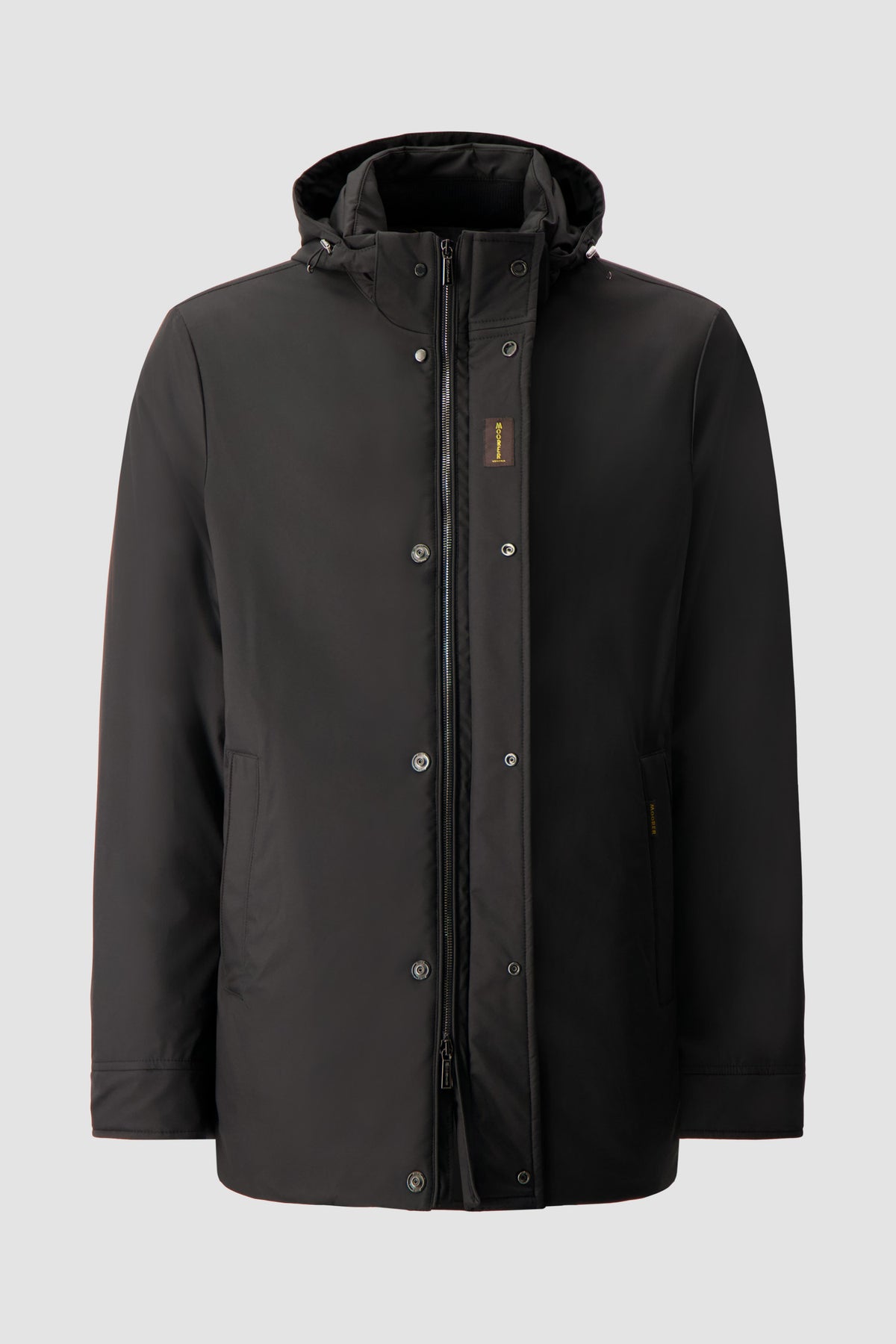 Moorer Black Petrini Hooded Jacket