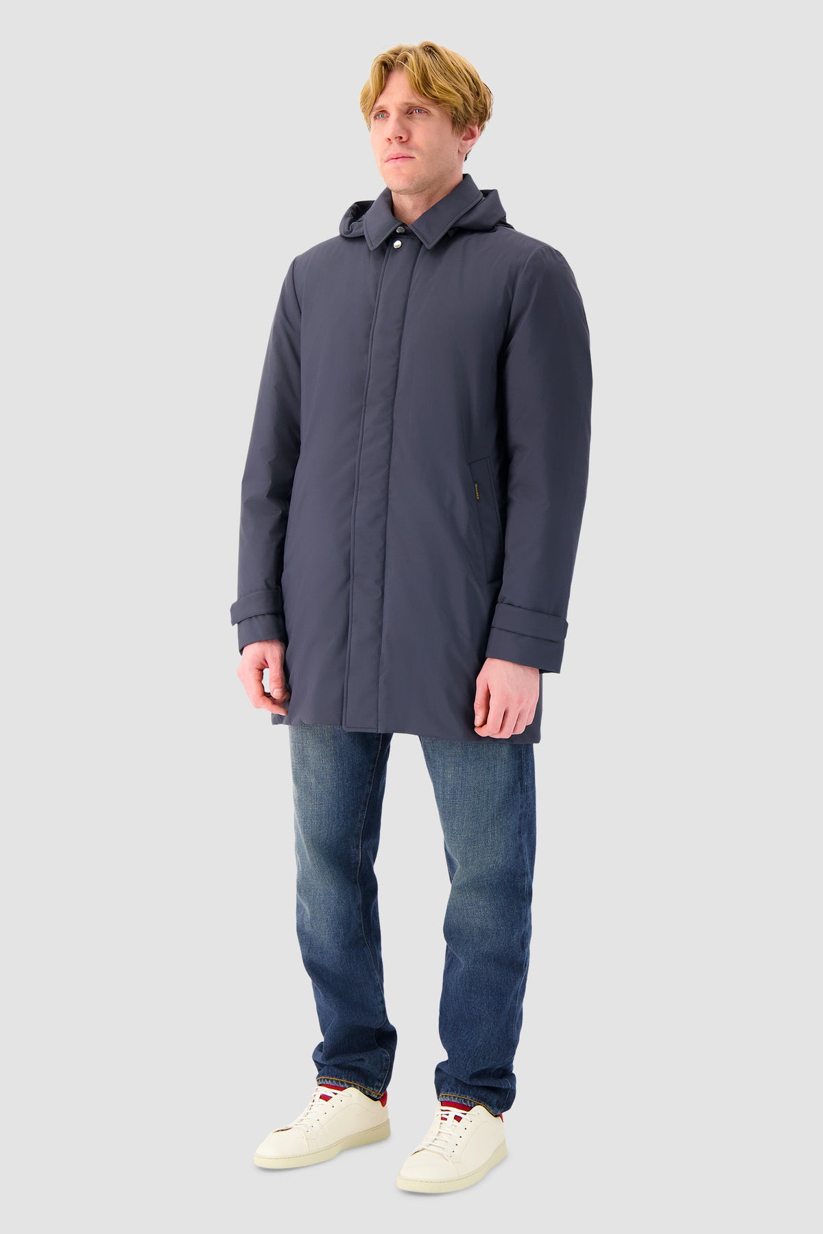 Moorer Navy Vido Padded Jacket