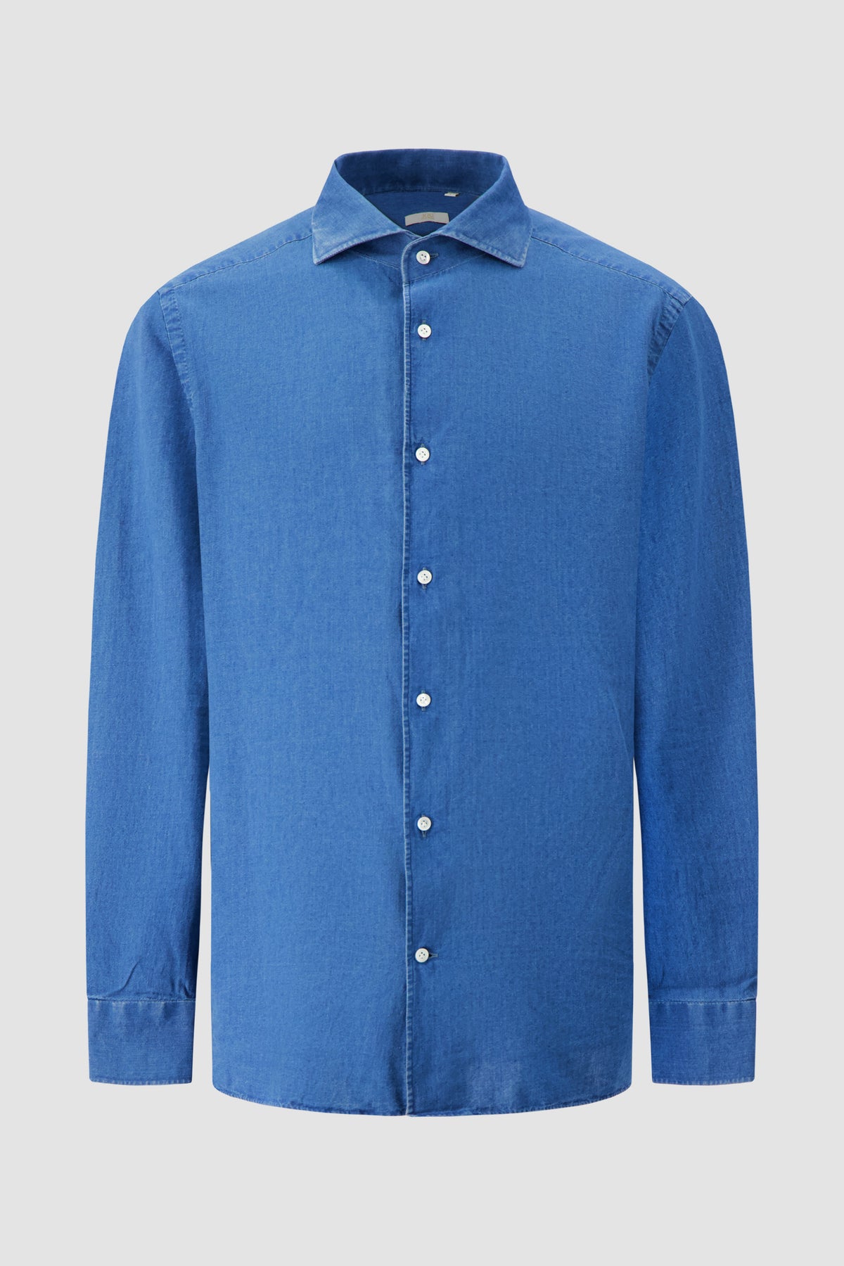 100 Hands Blue Chambray Cotton Dress Shirt
