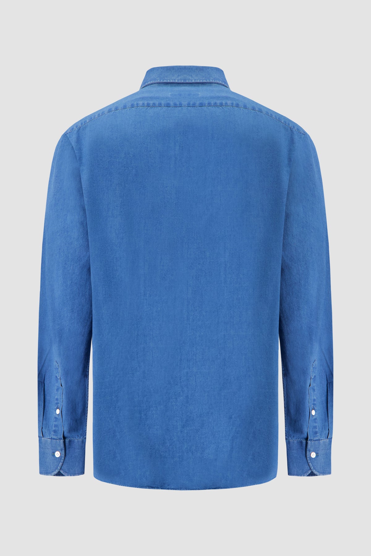 100 Hands Blue Chambray Cotton Dress Shirt