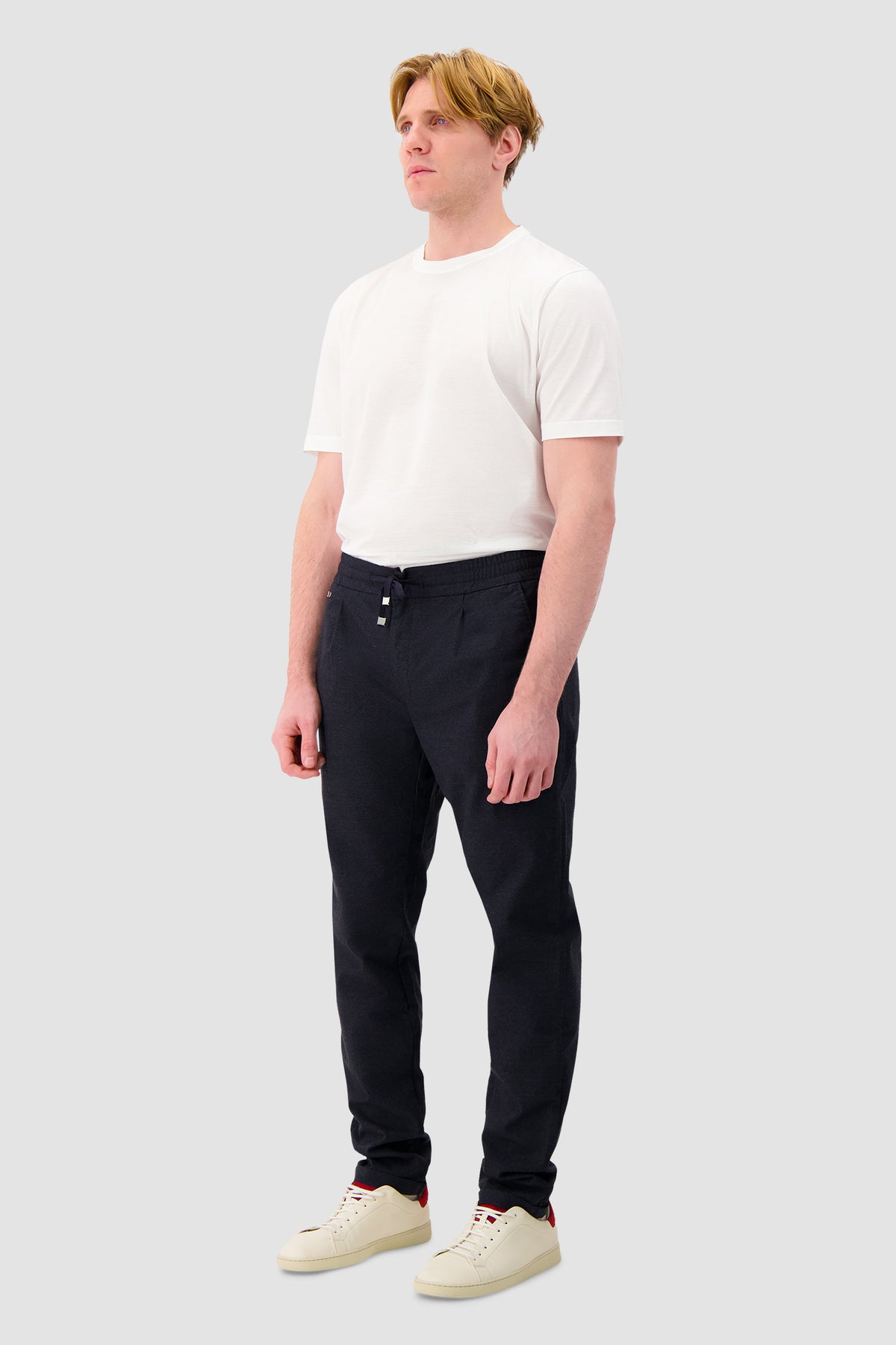 Tramarossa Navy Drawstring Trouser