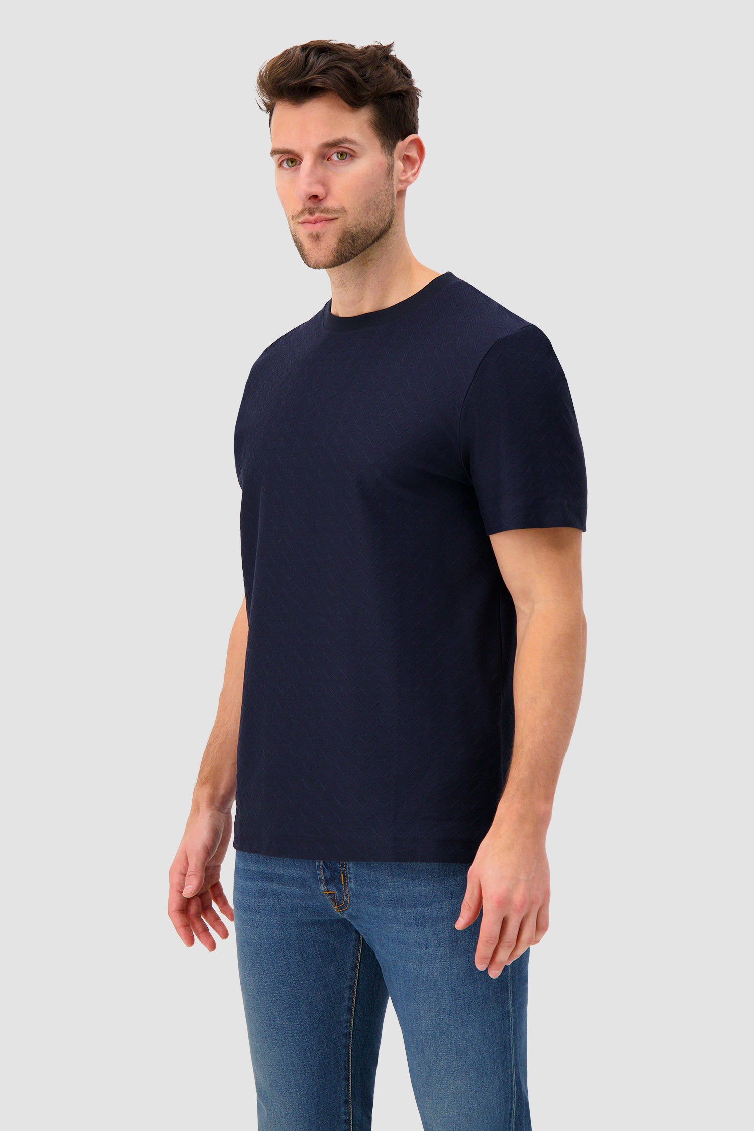 Missoni T-Shirt with tone-on-tone zigzag design