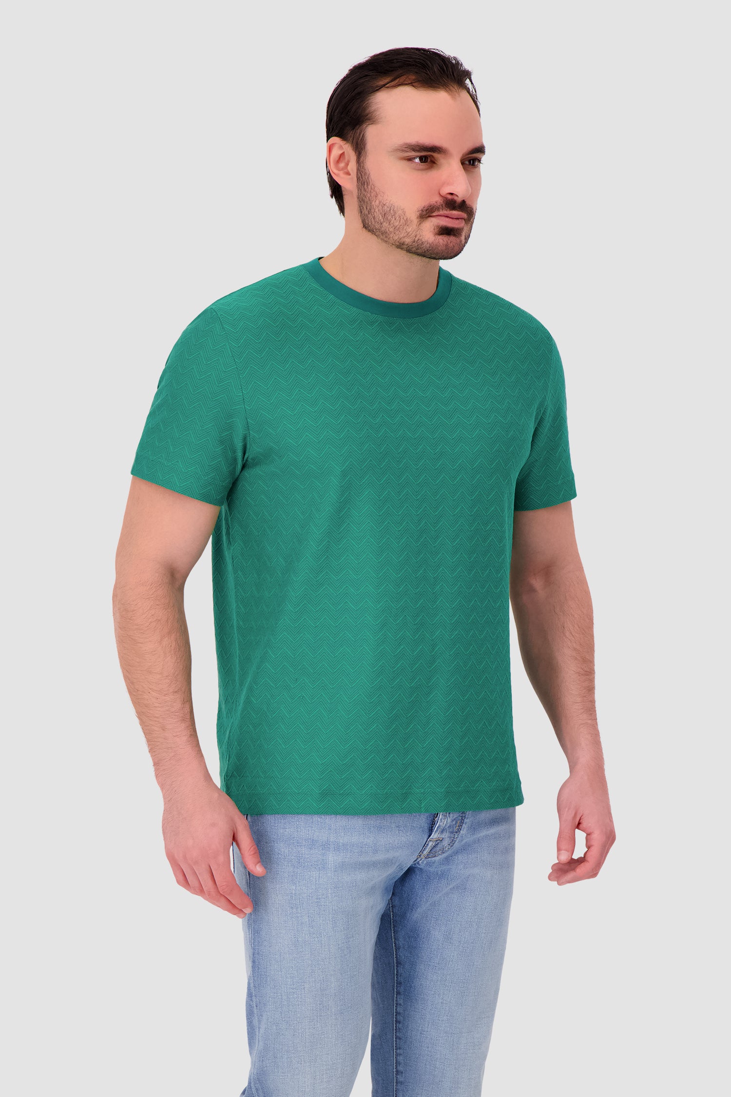 Missoni T-Shirt with tone-on-tone zigzag design