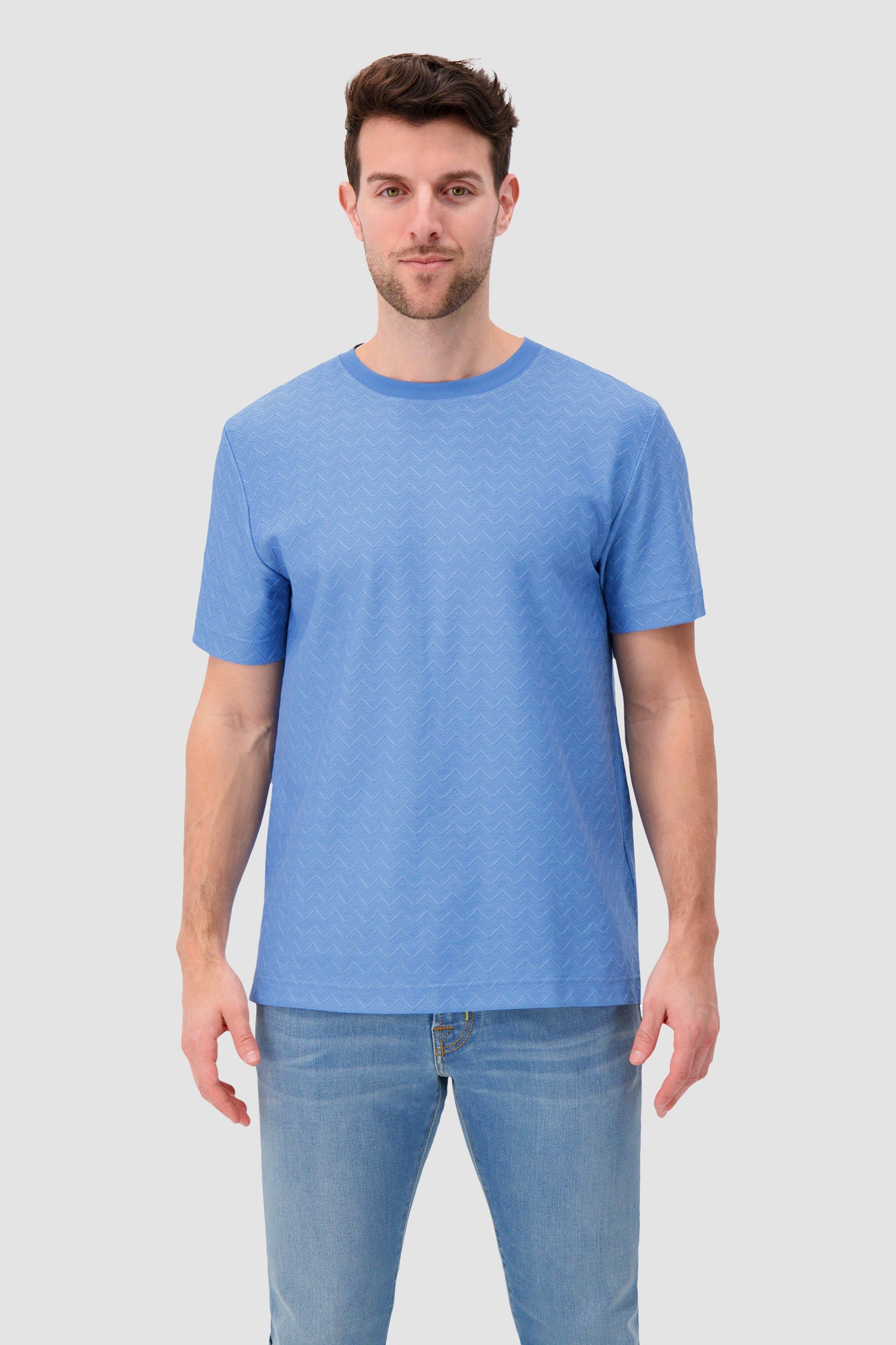 Missoni T-Shirt with tone-on-tone zigzag design