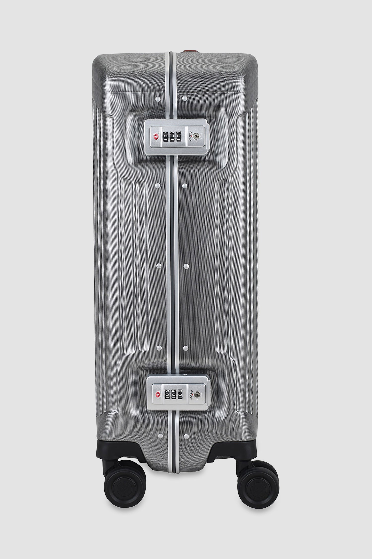 Valise cabine Piquadro Silver à 4 roulettes