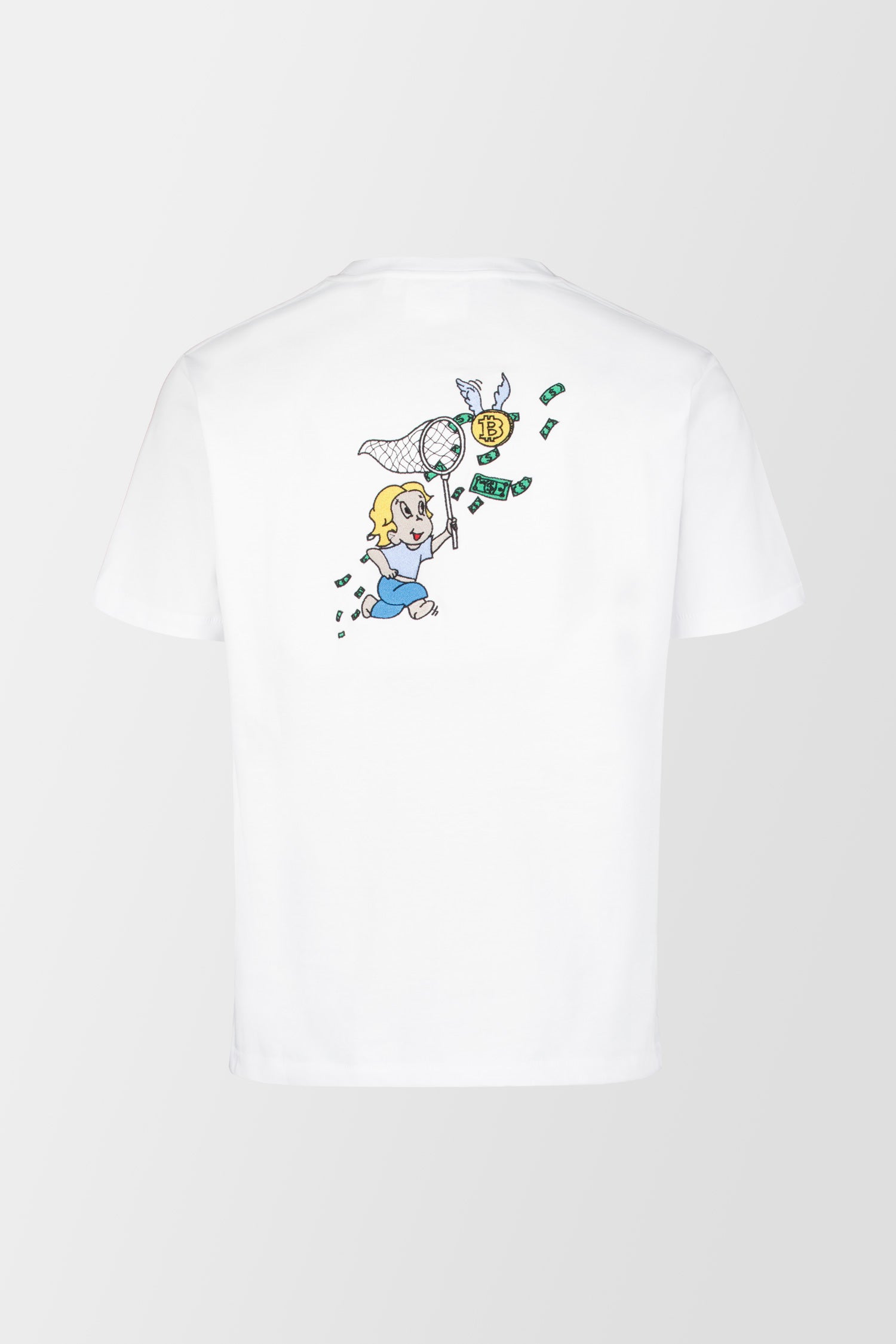 Bain de Mer White Rich Catch the Dollar T-Shirt