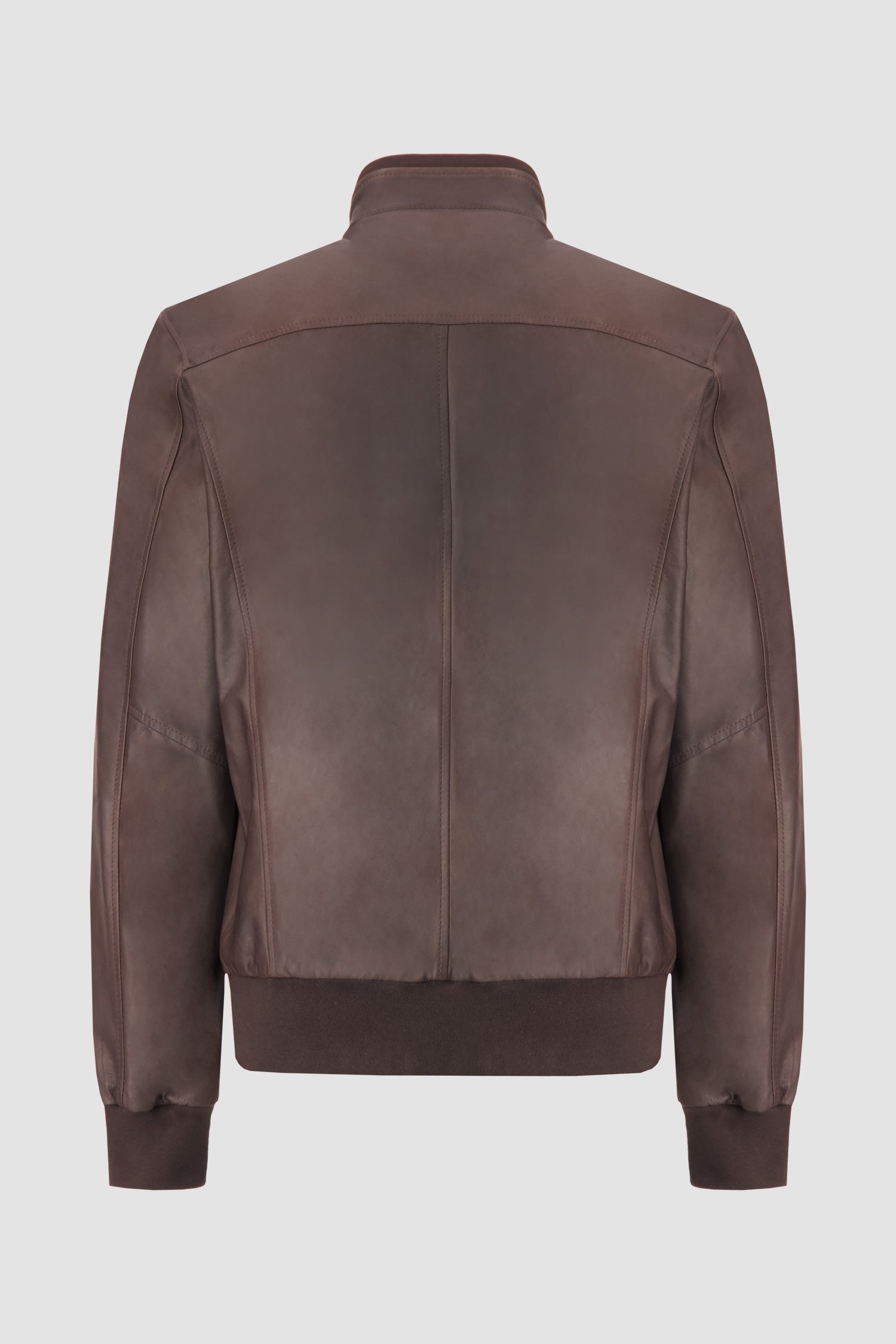 Barba Napoli Dark Brown Leather Jacket