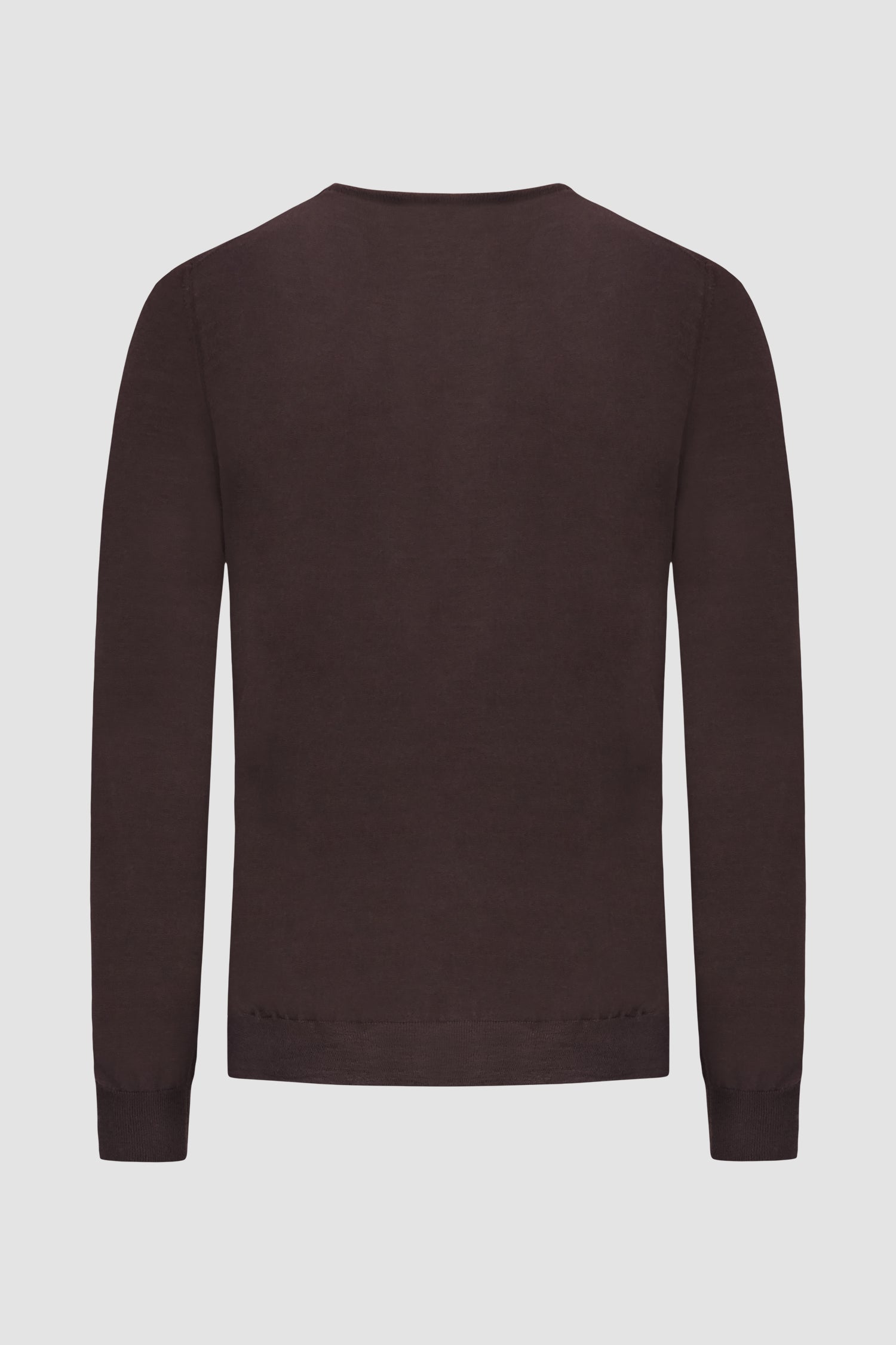 Barba Napoli Dark Brown Round Neck Paricollo Sweater