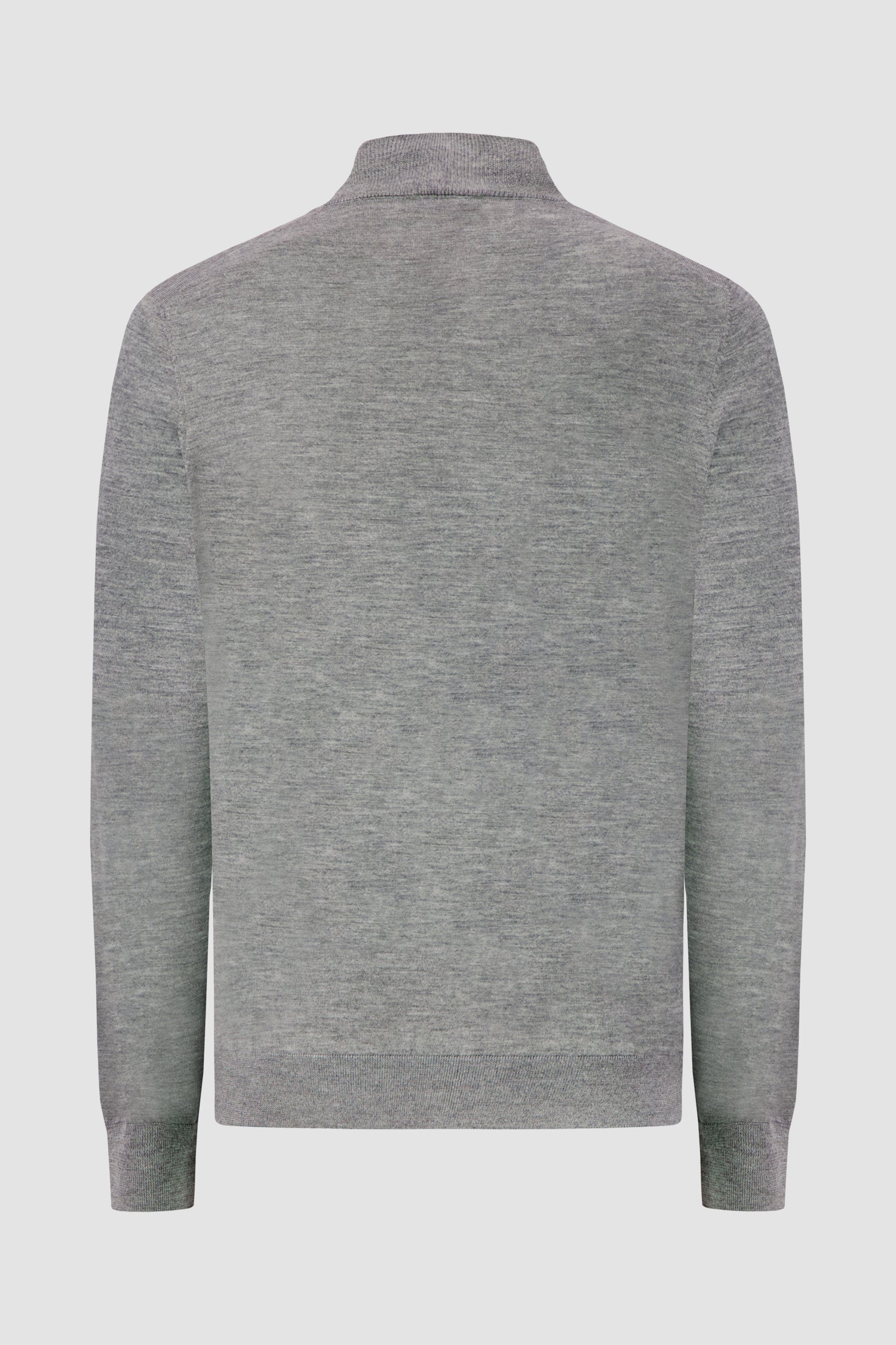 Barba Napoli Grey Zipped Guibbino Sweater