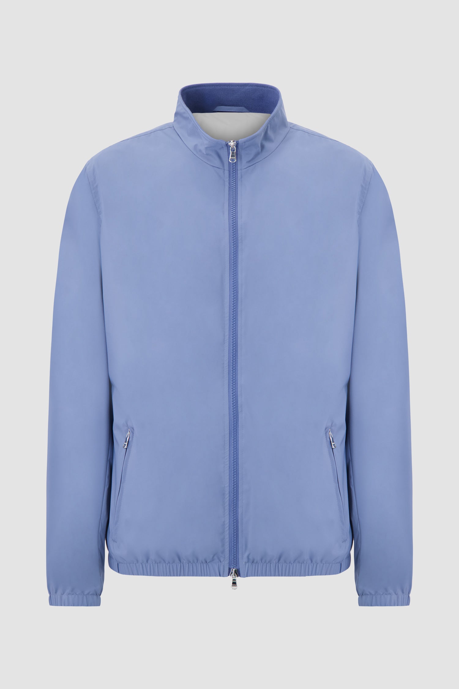 Barba Napoli Light Blue Bomber Jacket