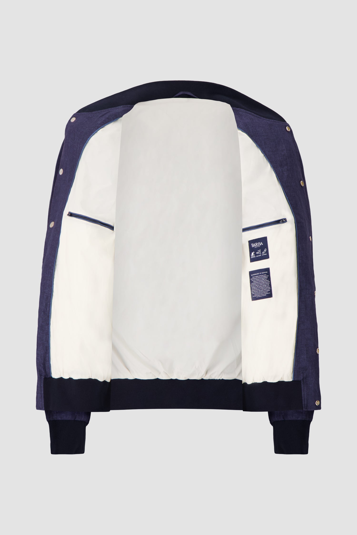 Barba Napoli Navy Bomber Jacket